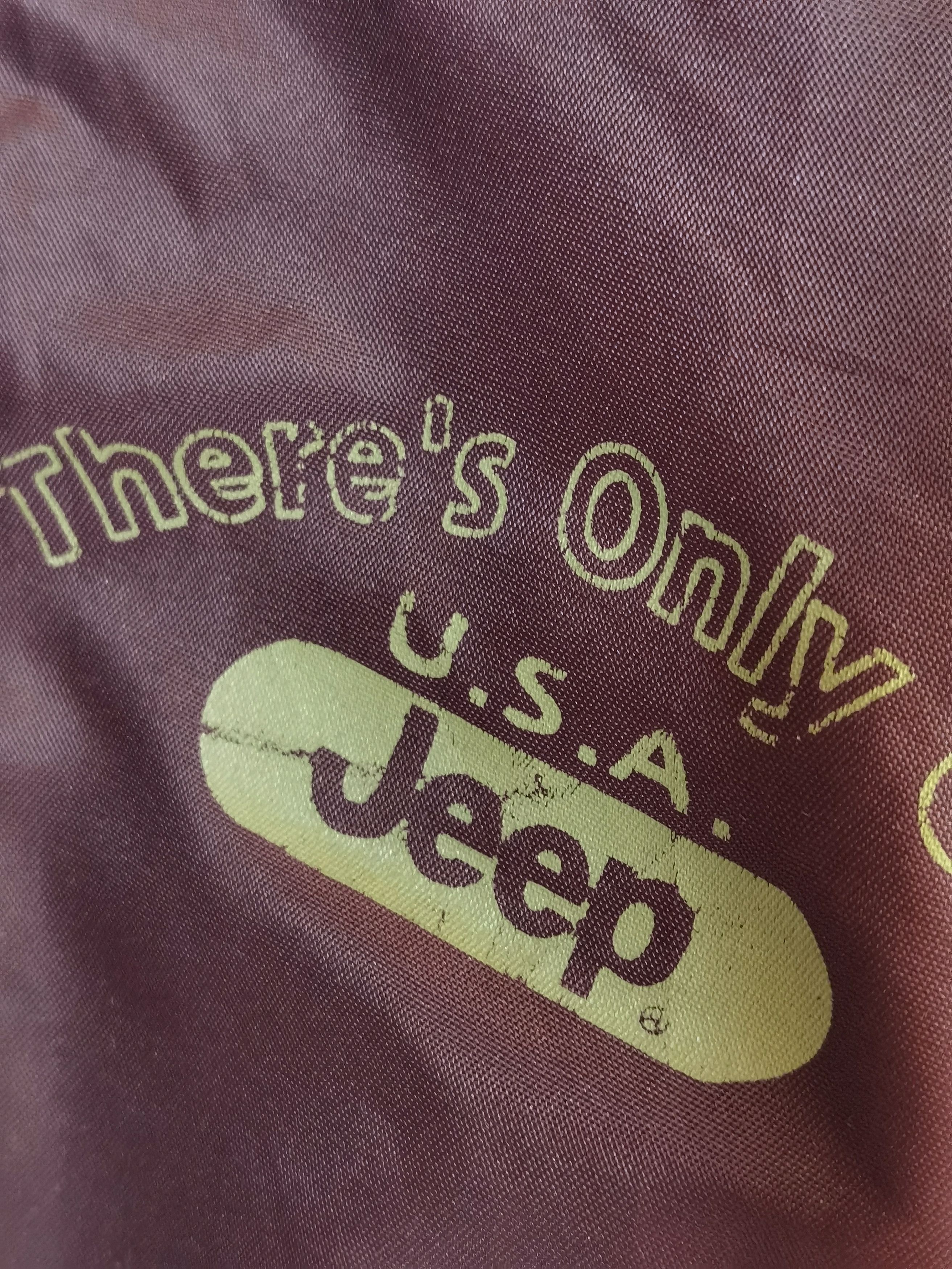 G10 VINTAGE CHECK JEEP COACH JACKET MAROON