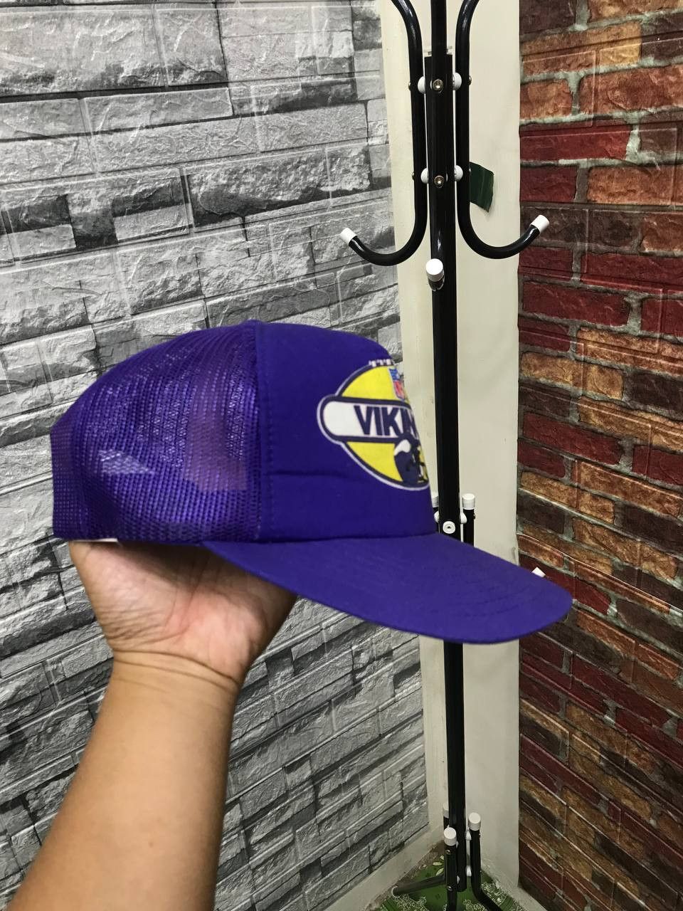 NFL × Vintage VINTAGE 90S NFL VIKINGS HAT Size ONE SIZE - 4 Thumbnail