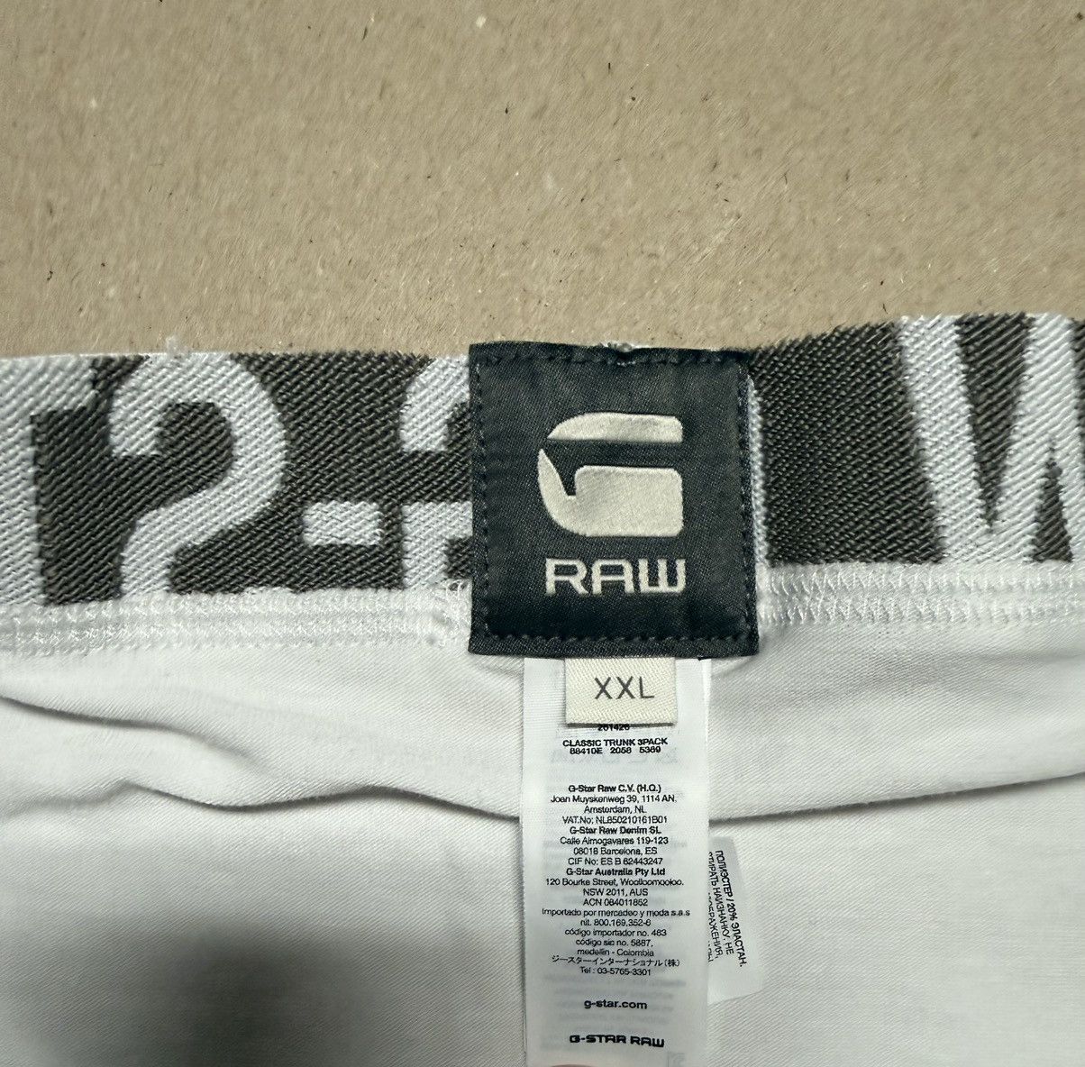G-Star G-Star Raw Boxer Briefs White Underwear size XXL! Size 38 - 3 Thumbnail