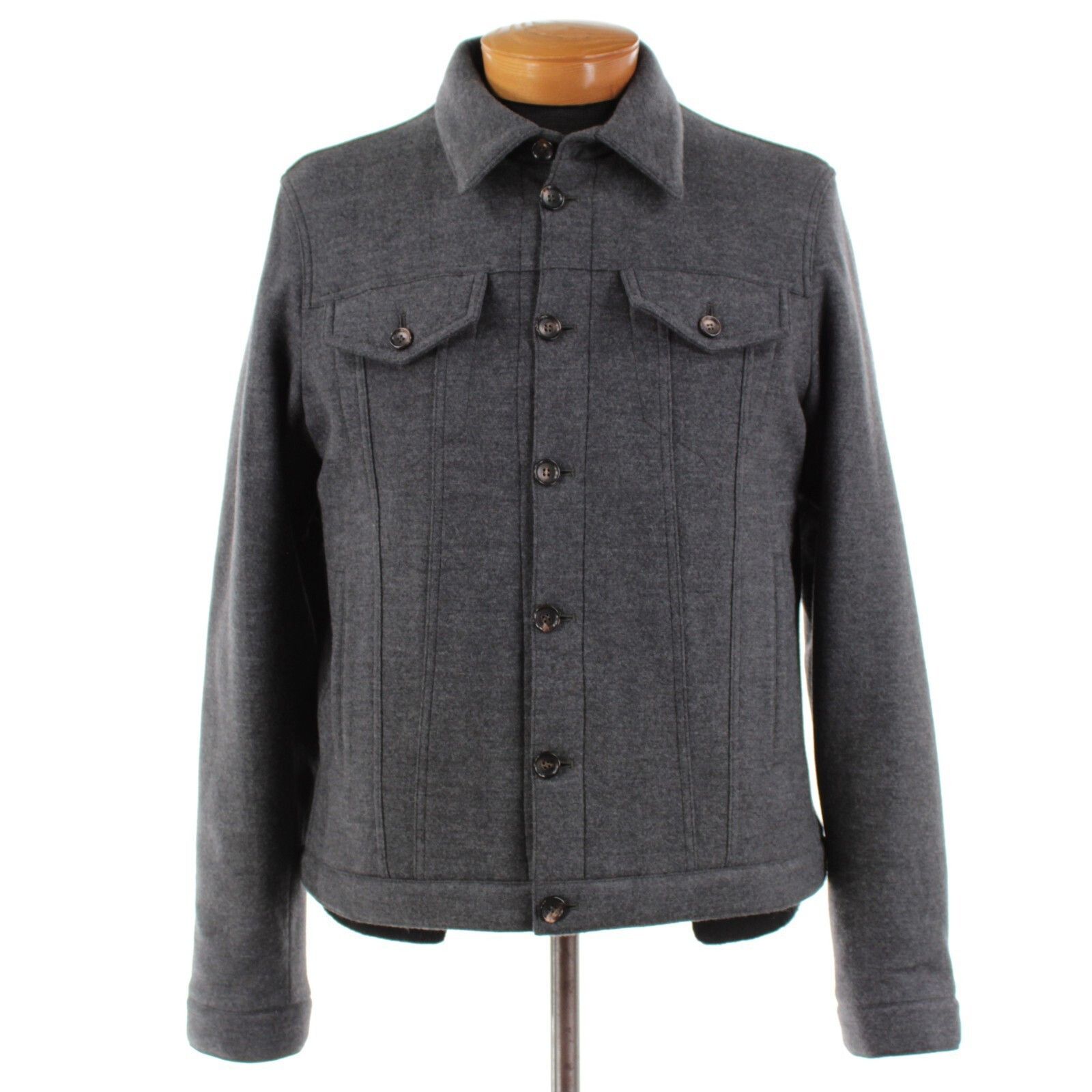 Luciano Barbera Luciano Barbera Jacket Size XL US In Gray Wool Size US XL / EU 56 / 4 - 1 Thumbnail