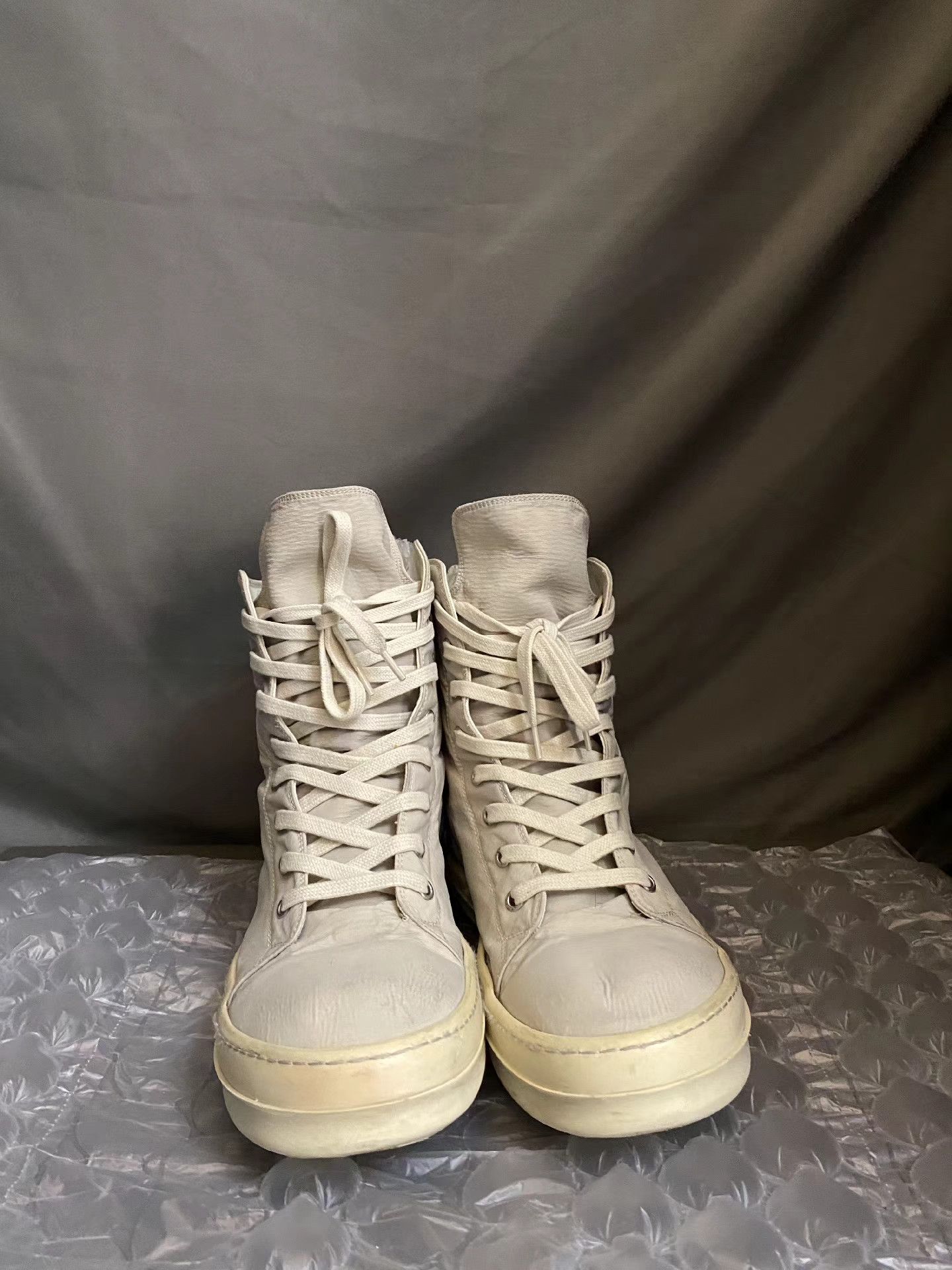 Rick Owens Rick Owens White Jumbo Sneakers Size US 8 / EU 41 - 4 Thumbnail