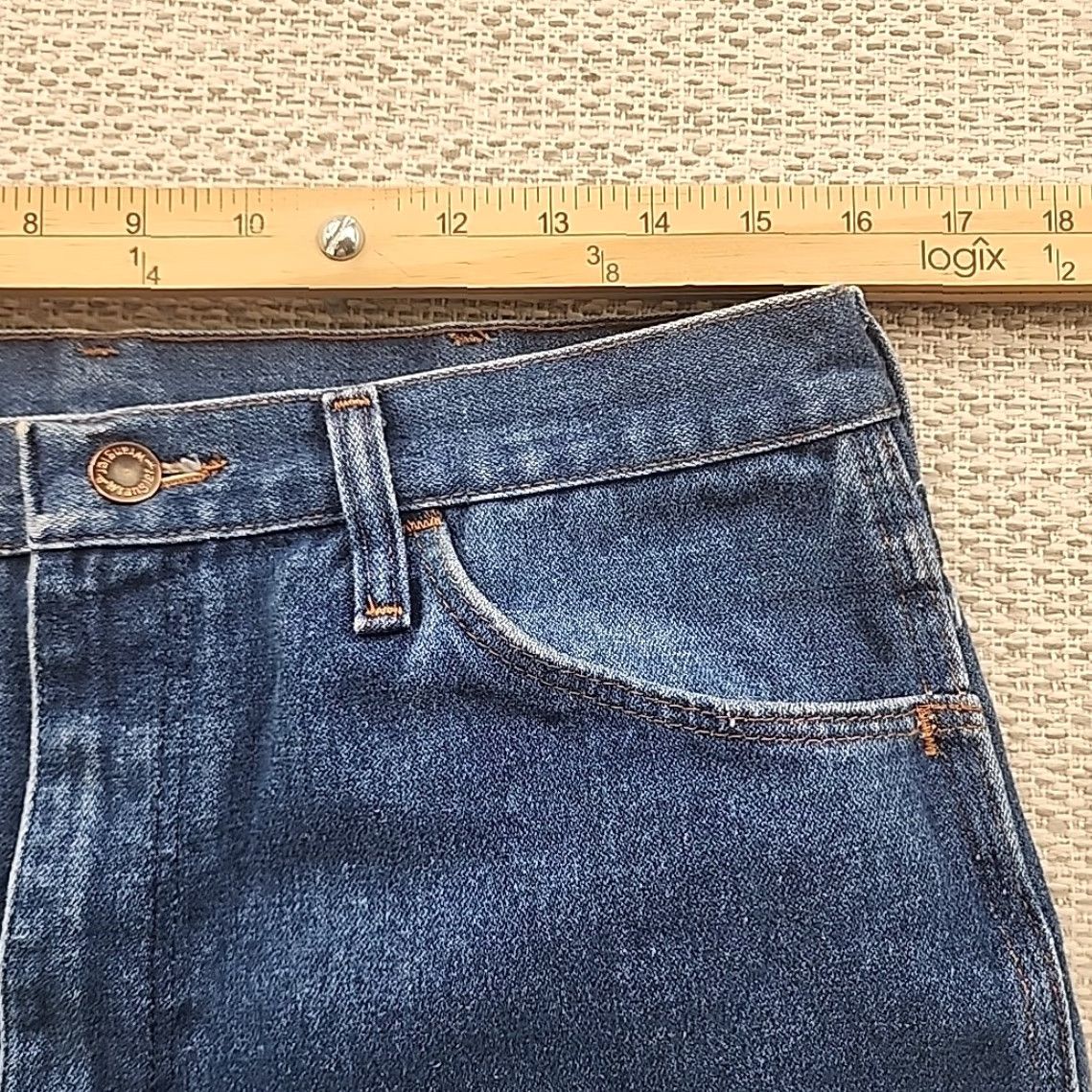 Wrangler VINTAGE Wrangler Jeans Mens 34x31 Blue Slim Fit Cowboy Cut 936DEN Post Malone USA Jeans Men's Slim 90s Cowboy Western Ranch Size US 34 / EU 50 - 7 Thumbnail
