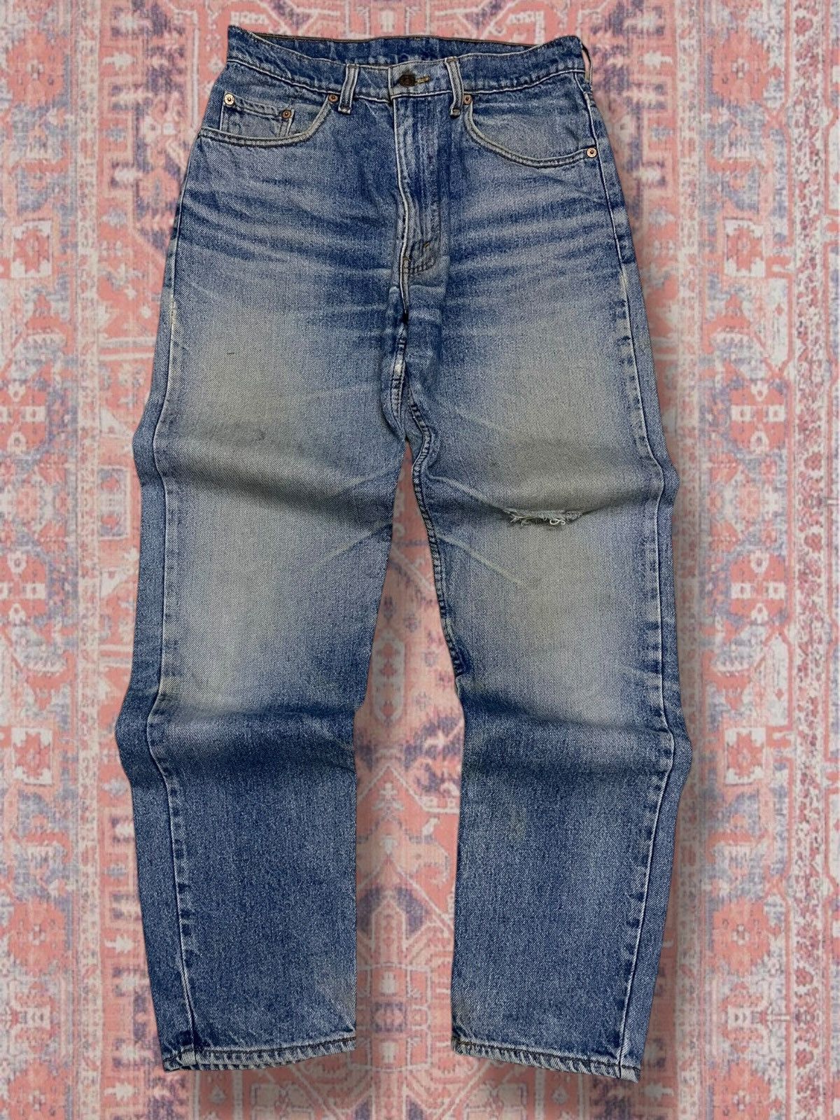 Levi's Vintage Clothing Vintage 1990s Rare Designer Levis 616 Mudwash Distressed Size US 29 - 1 Thumbnail