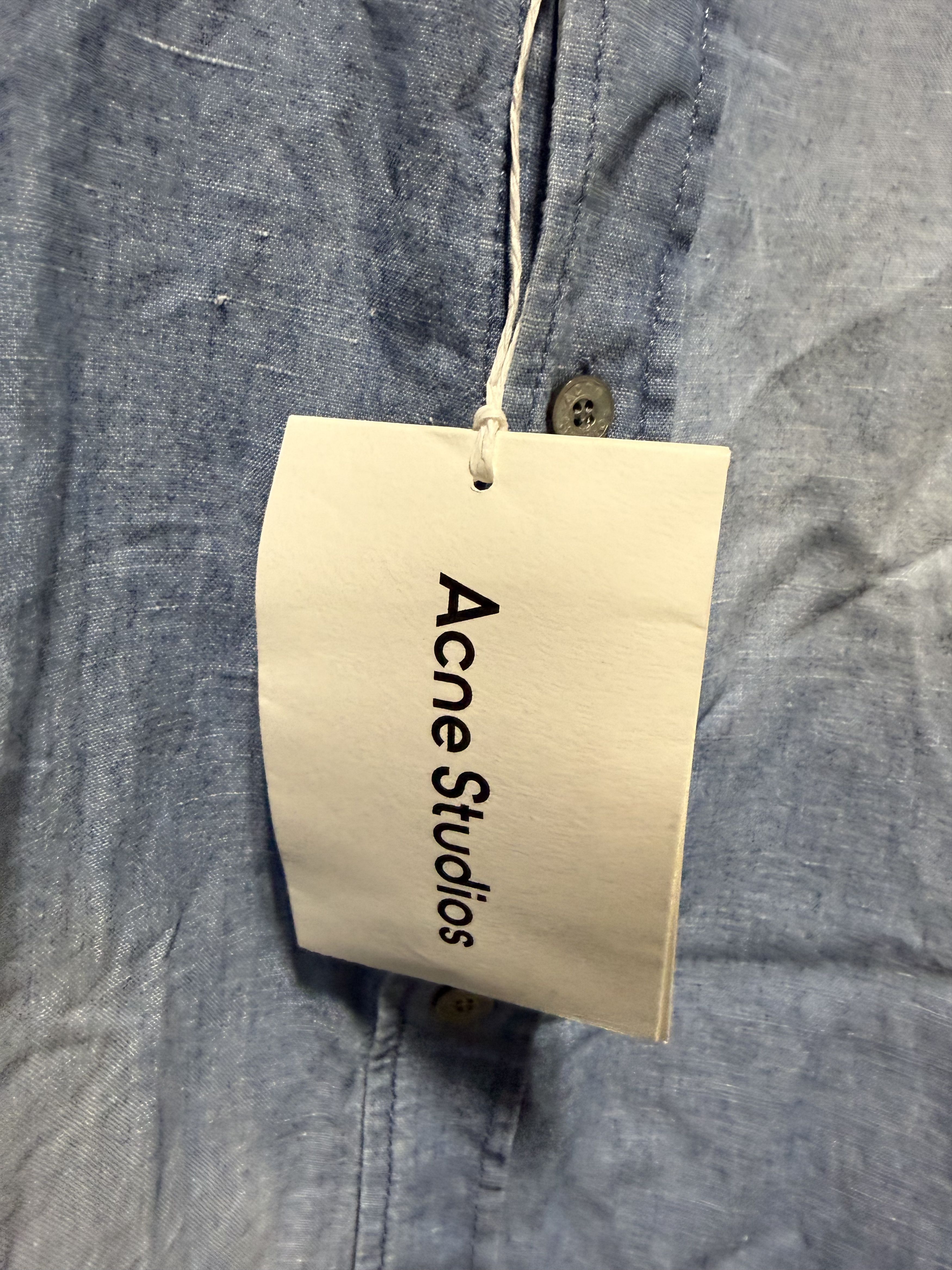 Acne Studios Acne Studios Chambray Shirt 'Blue' Size US XL / EU 56 / 4 - 2 Thumbnail