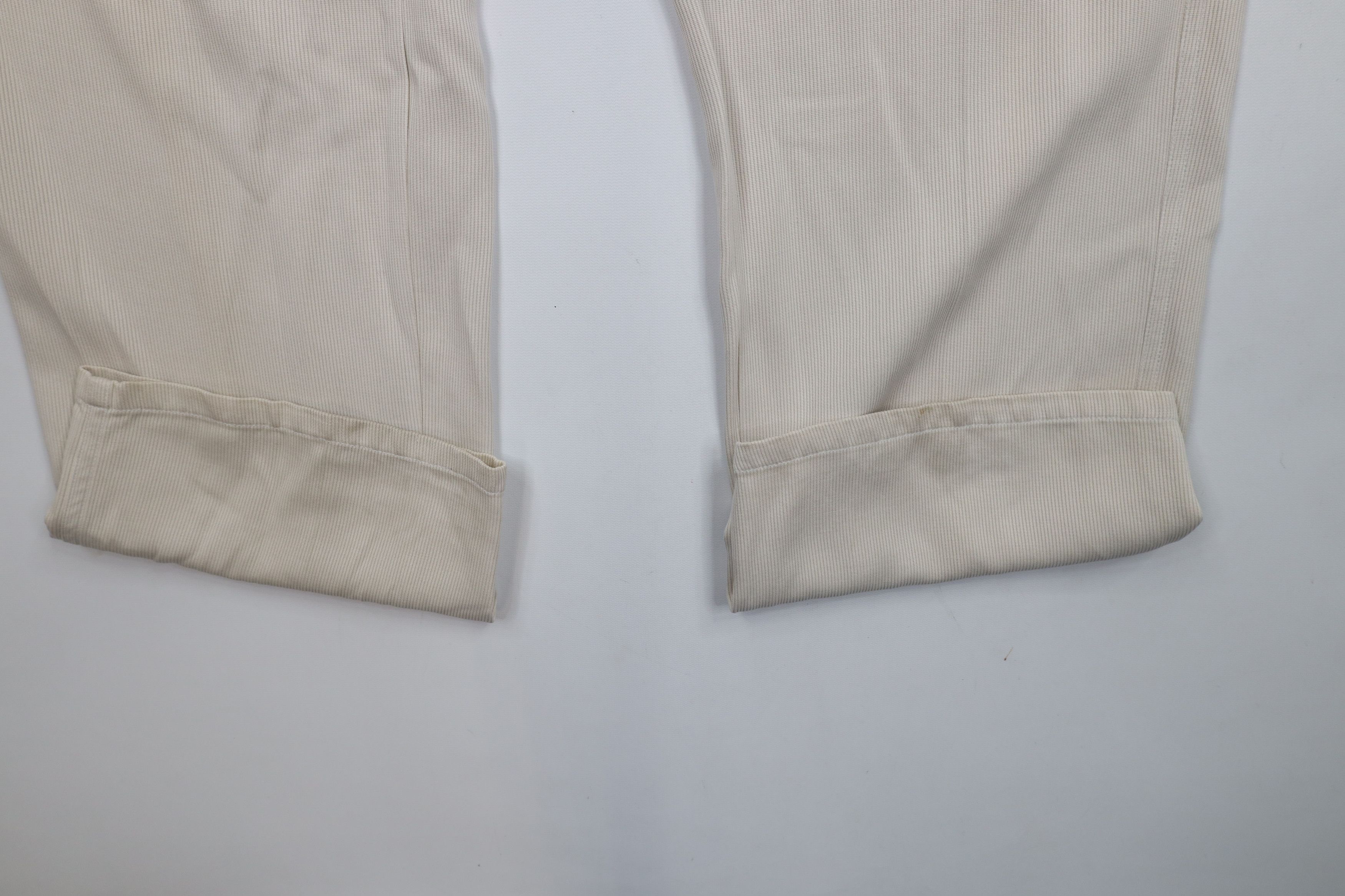 Tommy Bahama × Vintage Vintage 90s Tommy Bahama Silk Whipcord Ribbed Wide Leg Pants Size US 35 - 5 Thumbnail