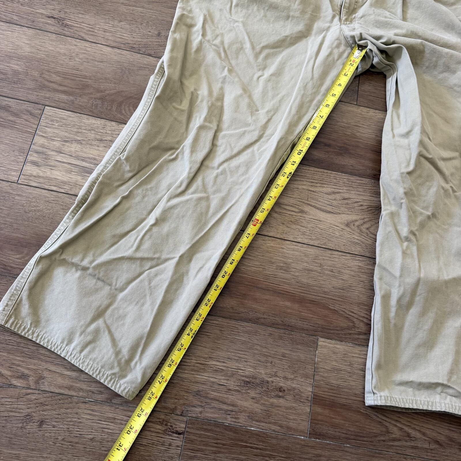 Woolrich Woolen Mills Vintage 90s Woolrich Rugged Outdoorwear Pleated Pants 38x30 Size US 38 / EU 54 - 9 Thumbnail