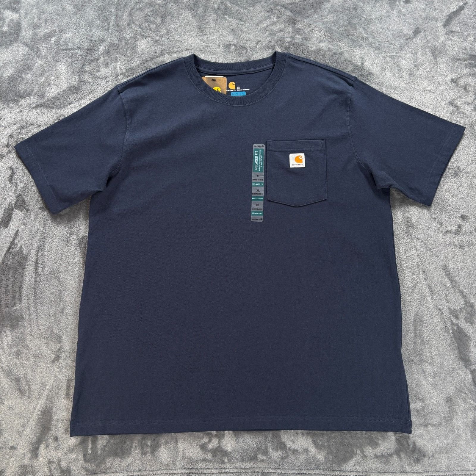 Carhartt Carhartt Pocket Short Sleeve T Shirt Men XL Relaxed Fit Navy Size US XL / EU 56 / 4 - 2 Thumbnail