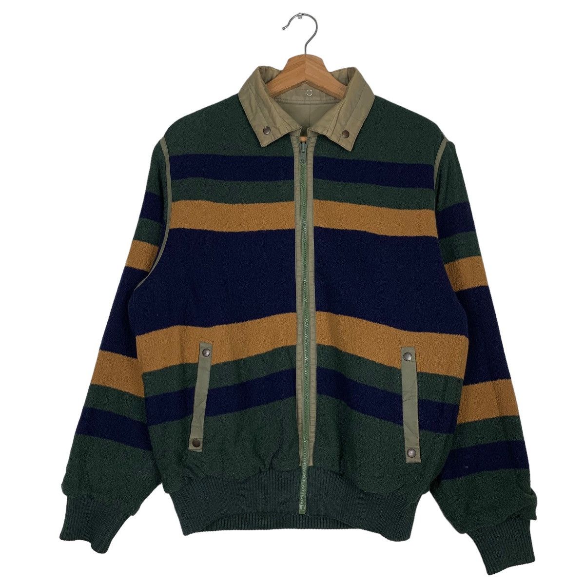Japanese Brand MR. SHARAKU by KING Reversible Jacket #0060-C4 Size US L / EU 52-54 / 3 - 1 Thumbnail