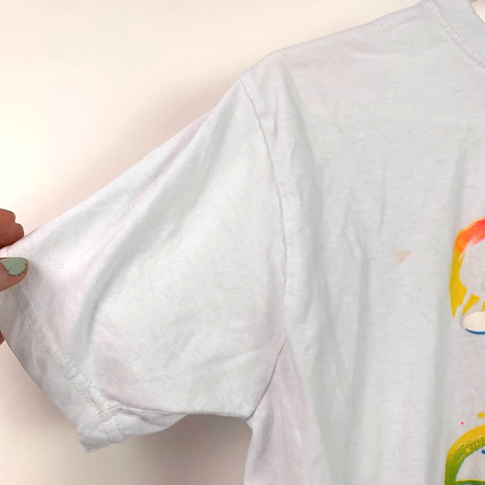 Vintage VINTAGE Dorsett Bahamas White Peace Sign Tourist Vacation Tee T-Shirt Medium Size M / US 6-8 / IT 42-44 - 2 Thumbnail