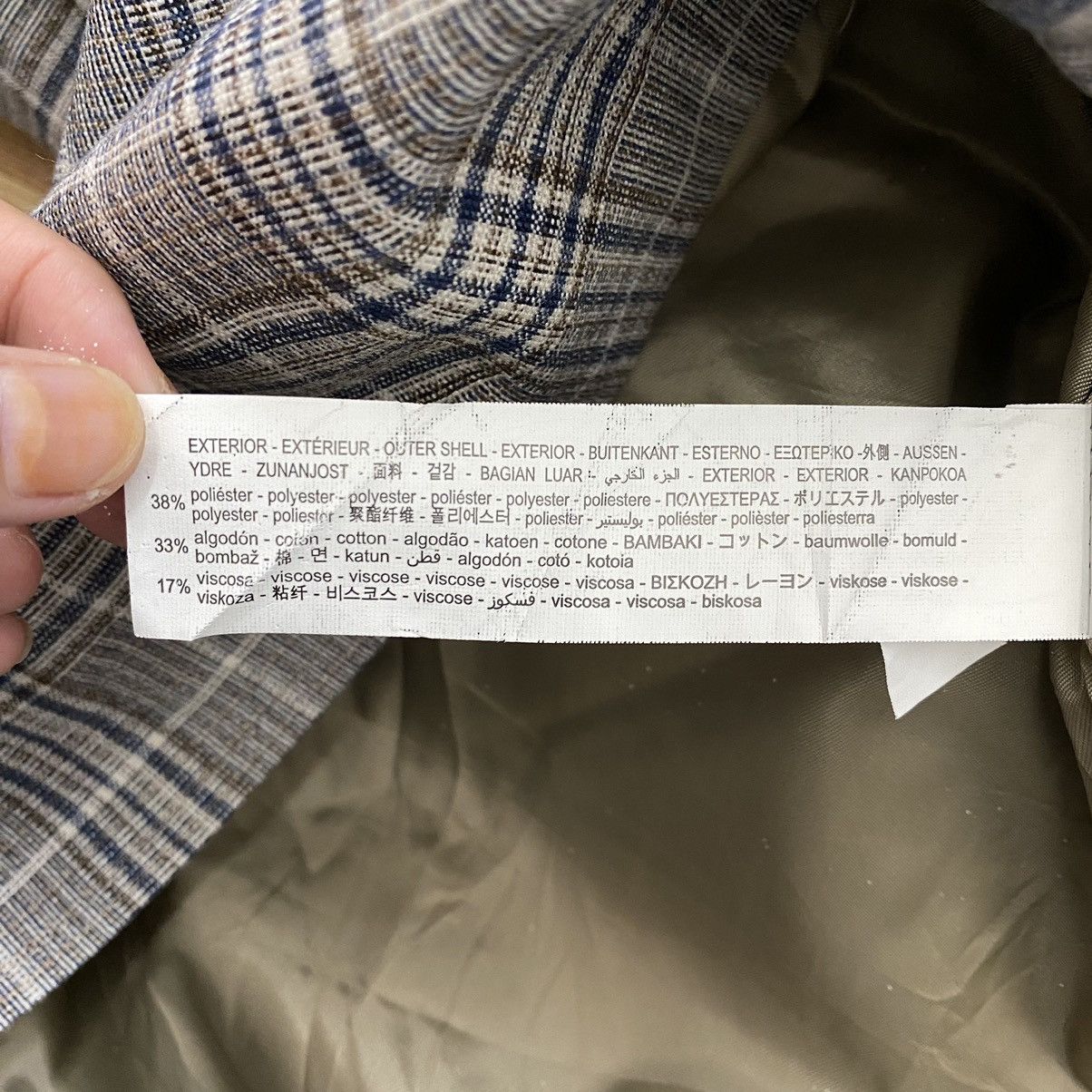 Zara ZARA Check Tartan Full Zipper Collar Casual Jacket Size US S / EU 44-46 / 1 - 7 Thumbnail