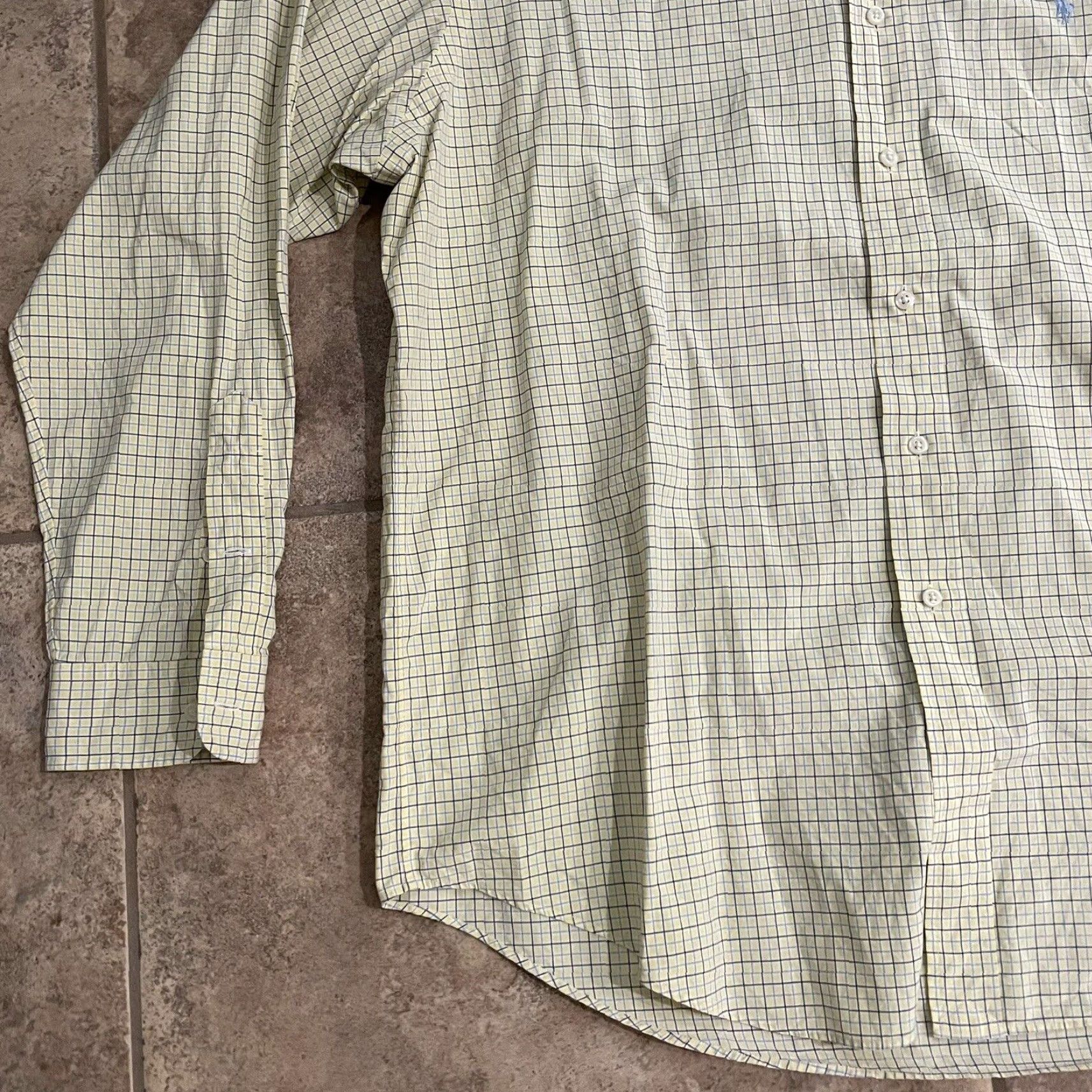 Ralph Lauren Ralph Lauren Men's XL Long Sleeve Plaid Button-Down Shirt Yellow Classic Fit Size US XL / EU 56 / 4 - 3 Thumbnail