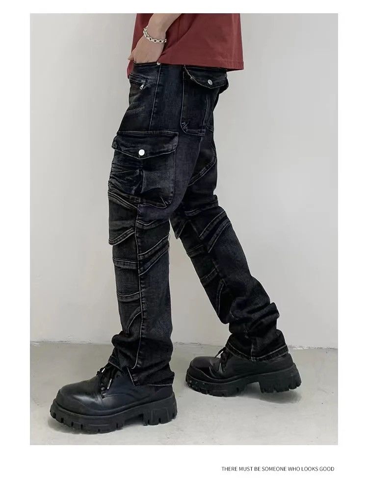 Japanese Brand × Vintage jeans slim fit heavy duty fashion premium wash Size US 36 / EU 52 - 2 Thumbnail