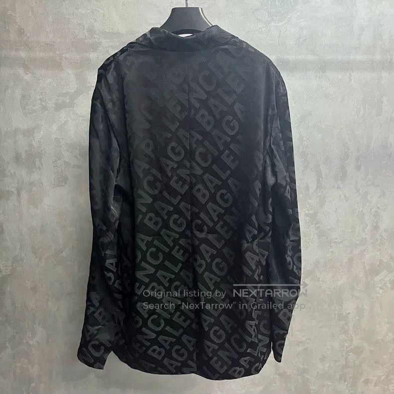 Balenciaga Balenciaga Black Logo Loose Jacket. Size US XS / EU 42 / 0 - 2 Thumbnail