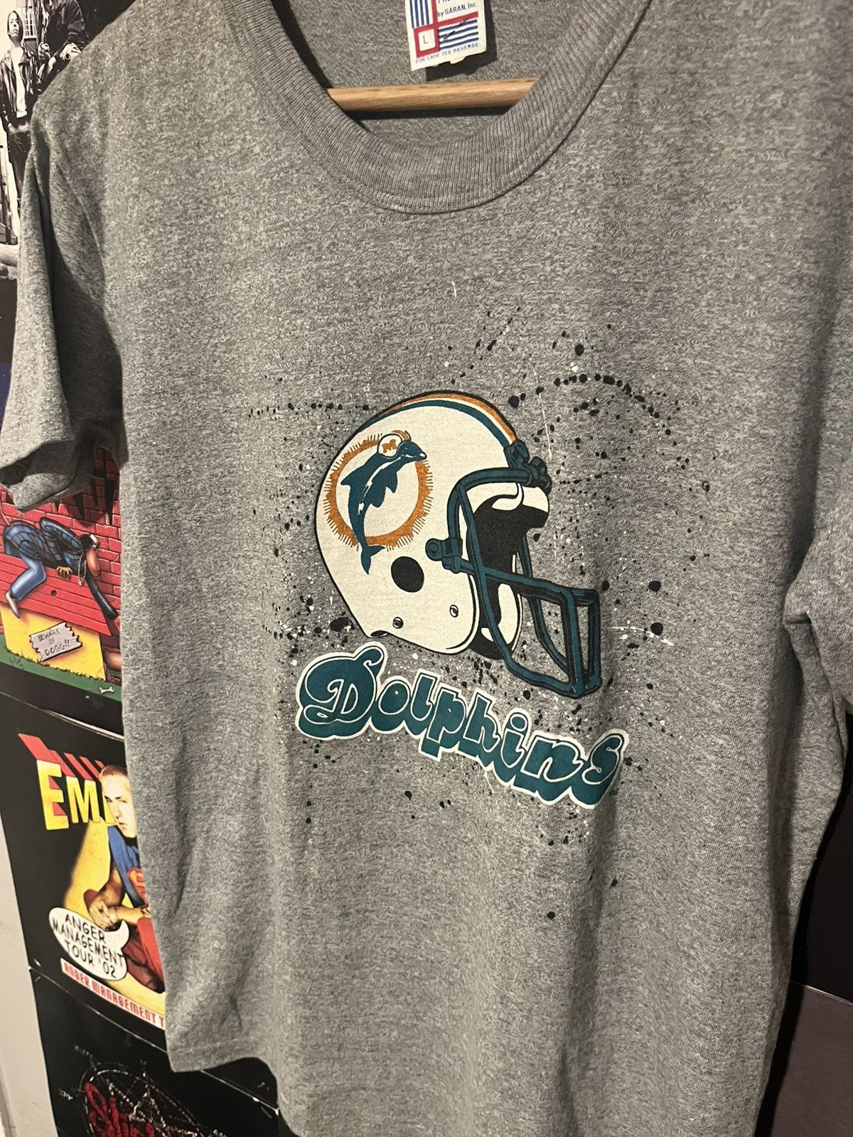 NFL × Starter × Vintage 1980s NWT Miami Dolphins made in USA single stitch tee Size US L / EU 52-54 / 3 - 2 Thumbnail