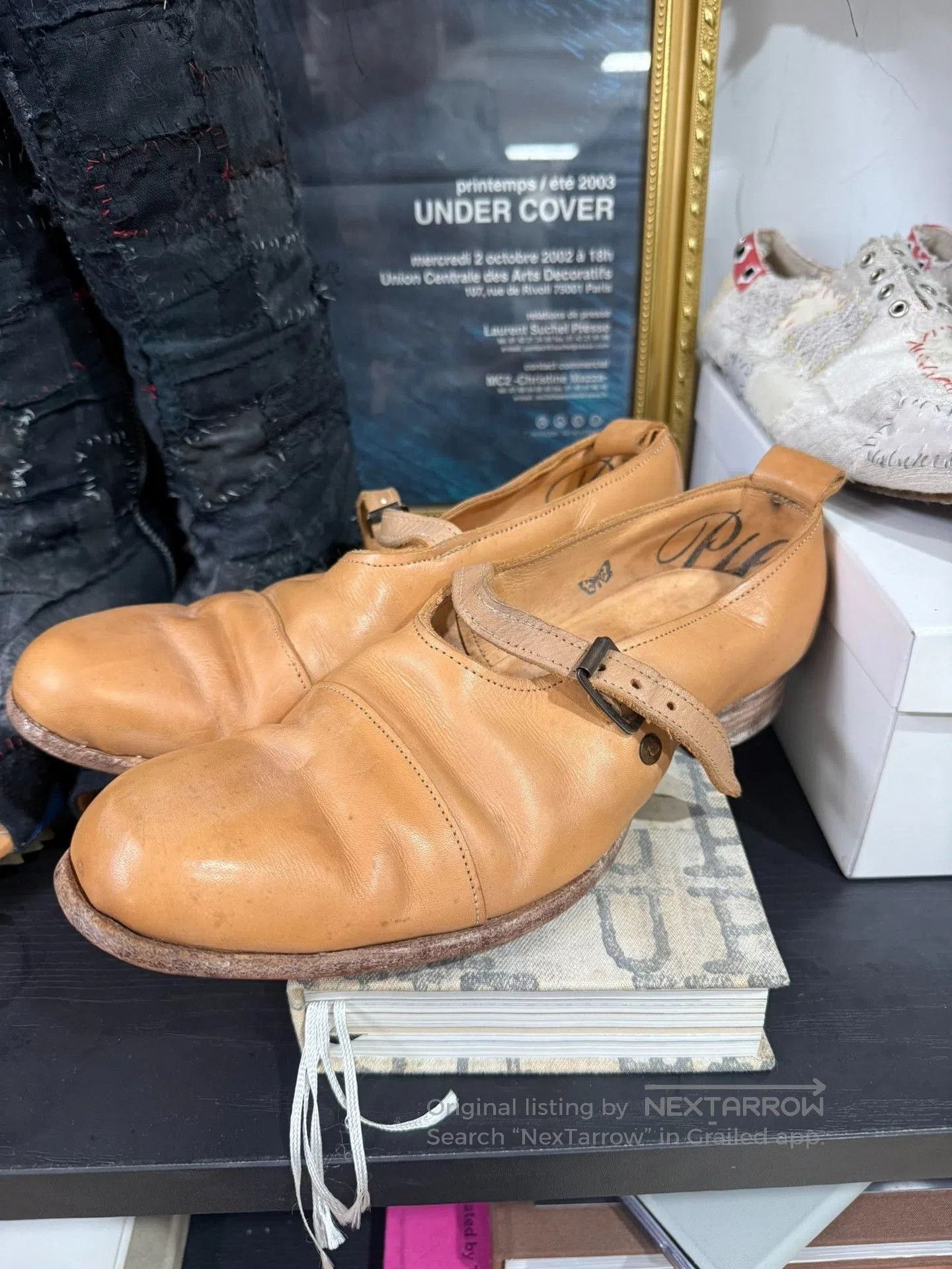 Paul Harnden Shoemakers Paul Harden Pleated Leather Ankle Boots. Size US 5 / EU 37 - 1 Thumbnail