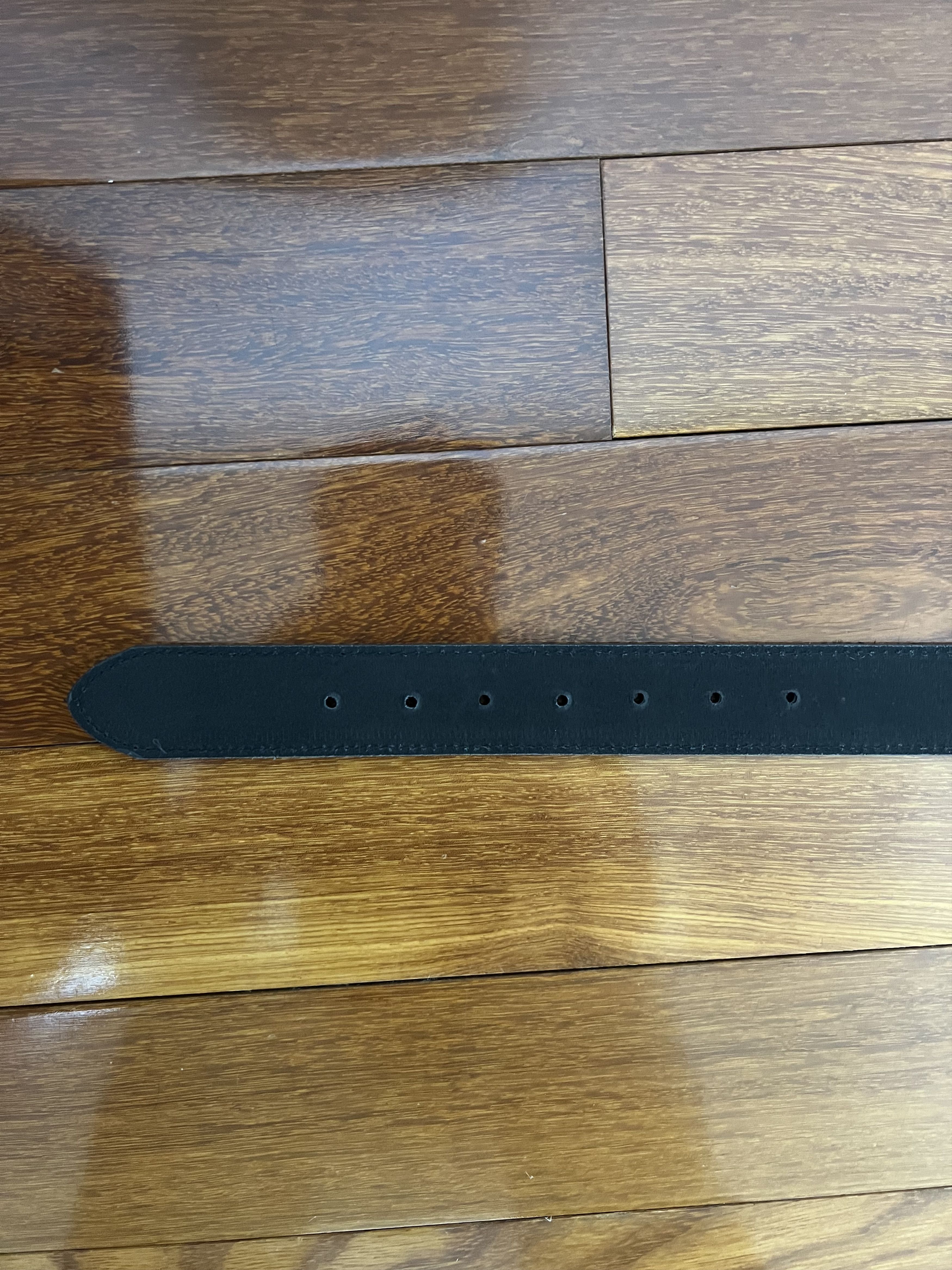 Mutimer 💚 Mutimer Triple Black Cowhide Belt NEW Large/XL Size ONE SIZE - 6 Thumbnail