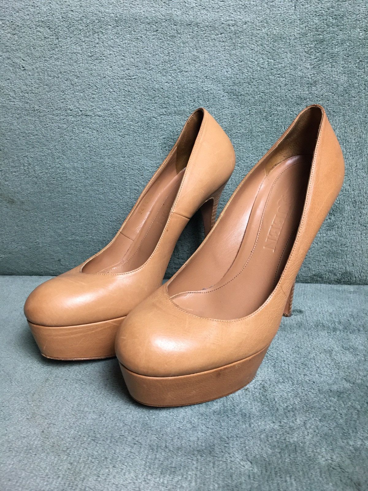 Alexander McQueen Alexander McQueen Leather Platform Heels Pumps EU 39 Size US 9 / IT 39 - 3 Thumbnail