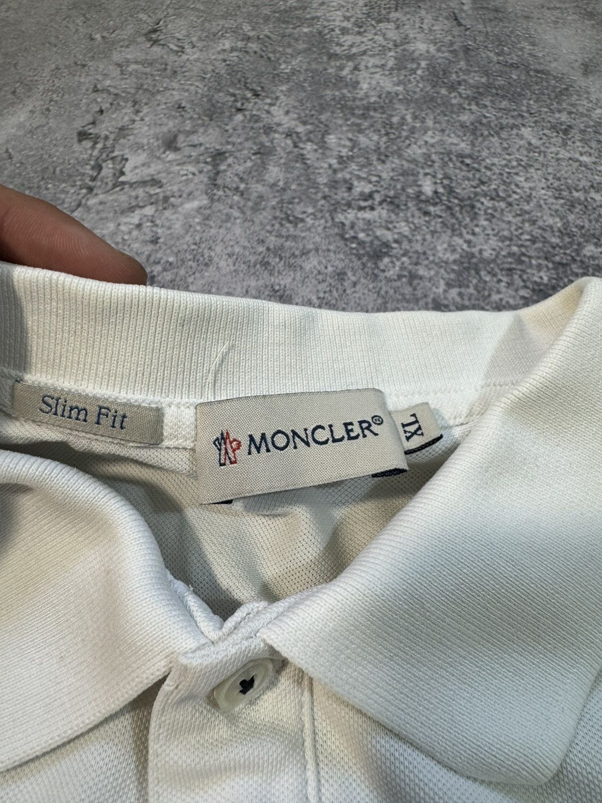 Moncler × Vintage Vintage Moncler Polo Shirt Size US XL / EU 56 / 4 - 8 Thumbnail