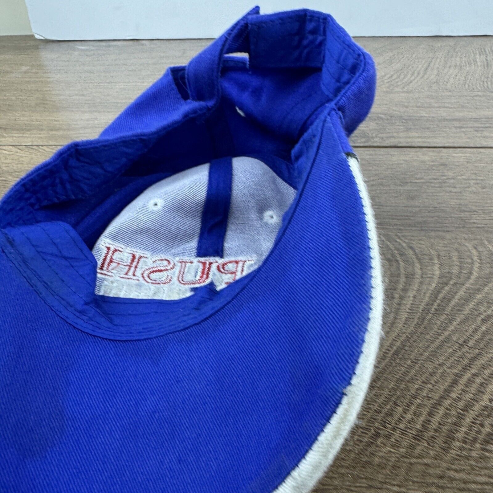 Other PUSH Hat Pray Until Something Happens Blue Hat Adjustable Je Size ONE SIZE - 10 Thumbnail