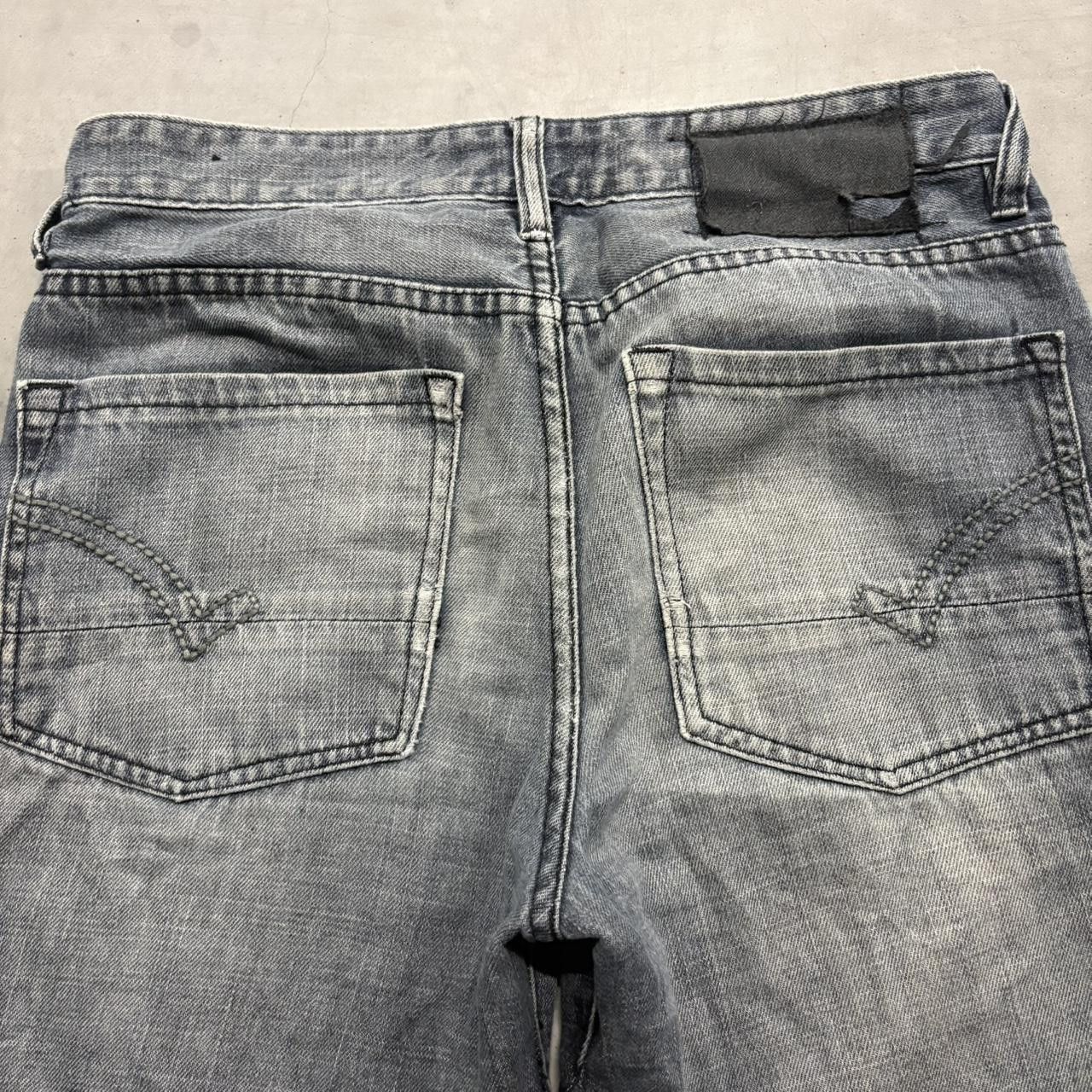 Ecko Unltd. Crazy Vintage Y2K/2000s Ecko Unltd Super Baggy Skater Style Black Short Denim Jeans! Size US 30 / EU 46 - 5 Thumbnail