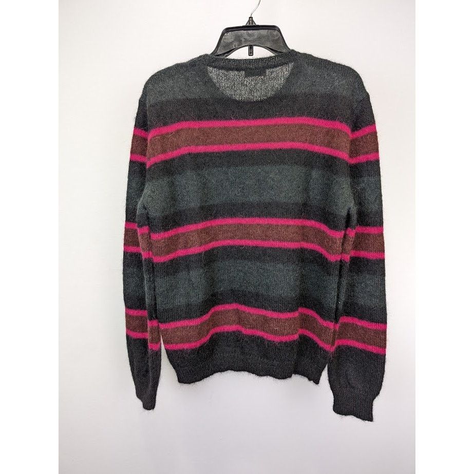 Saint Laurent Paris o1rshd1 Stripe Crewneck Sweaters in Multicolor Size US XL / EU 56 / 4 - 10 Thumbnail