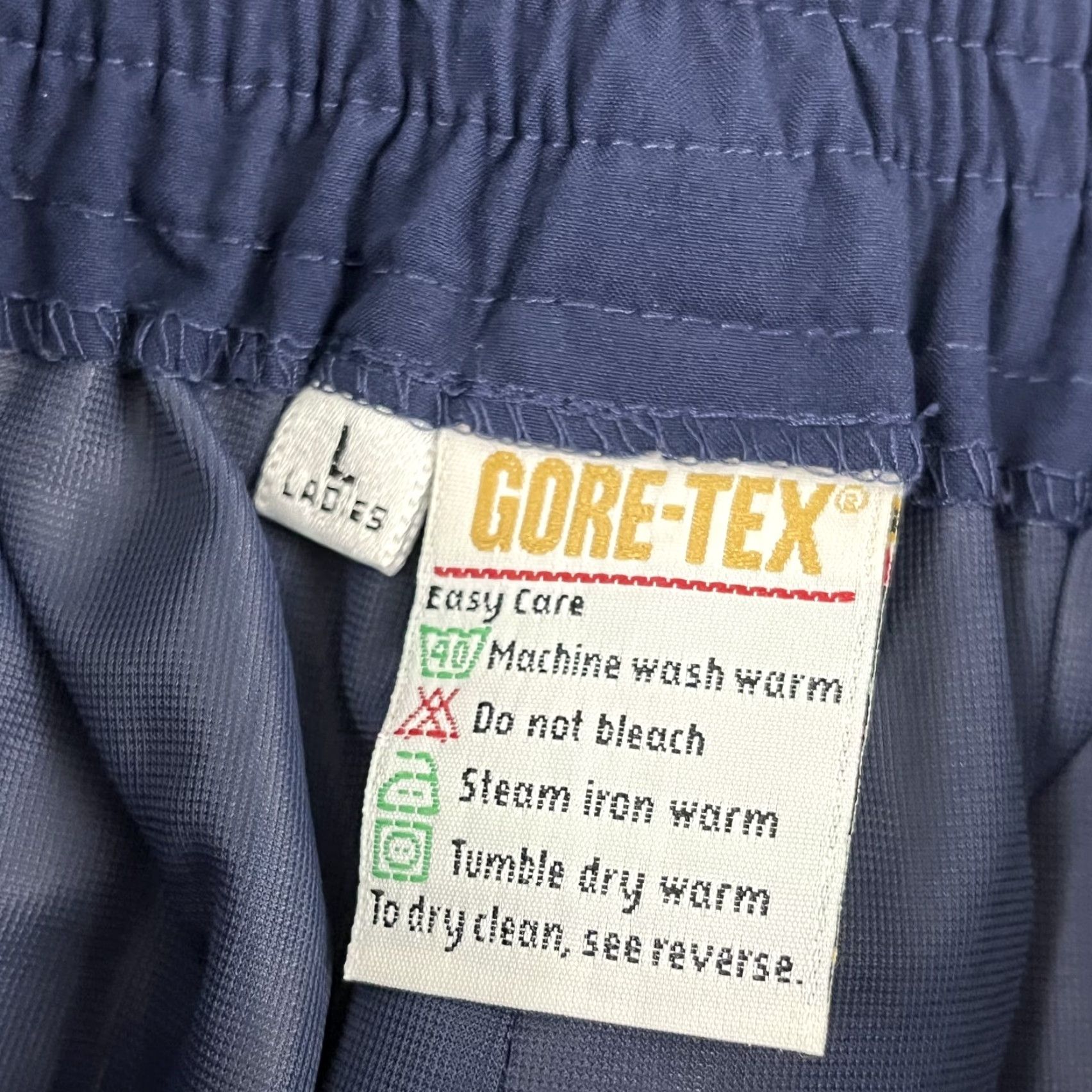 Vintage Zero Restriction Gore Tex Pants Mens Medium Ladies Large / 29" Blue Rain Gear Size US 31 - 4 Thumbnail