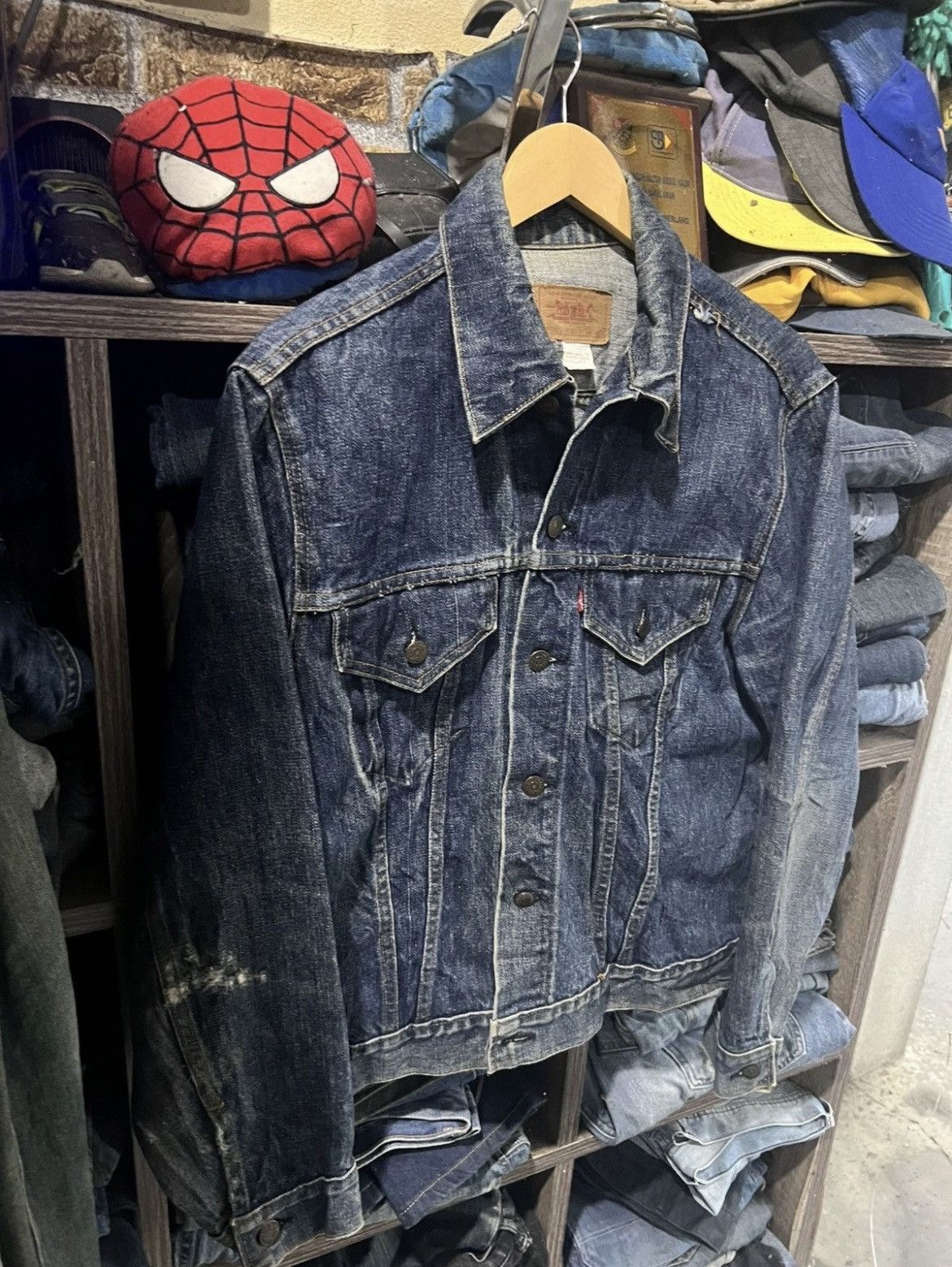 Levi's Vintage Clothing 🔥Vintage Levis Made in Usa Denim Trucker Size US M / EU 48-50 / 2 - 9 Thumbnail