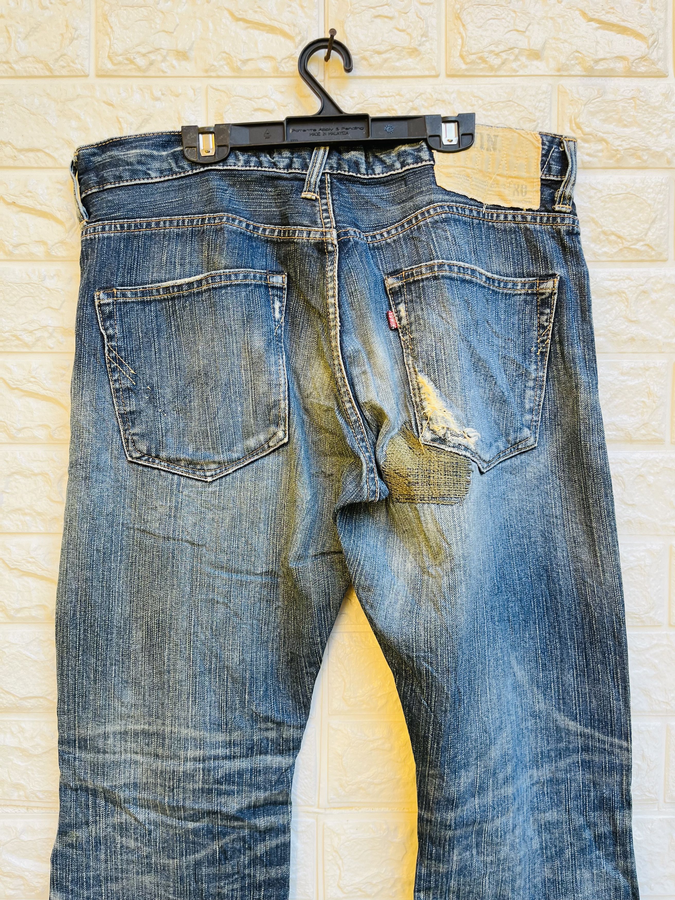 Japanese Brand × Vintage Vintage Edwin Distressed Japanese Designer Fashion Style Size US 33 - 9 Thumbnail
