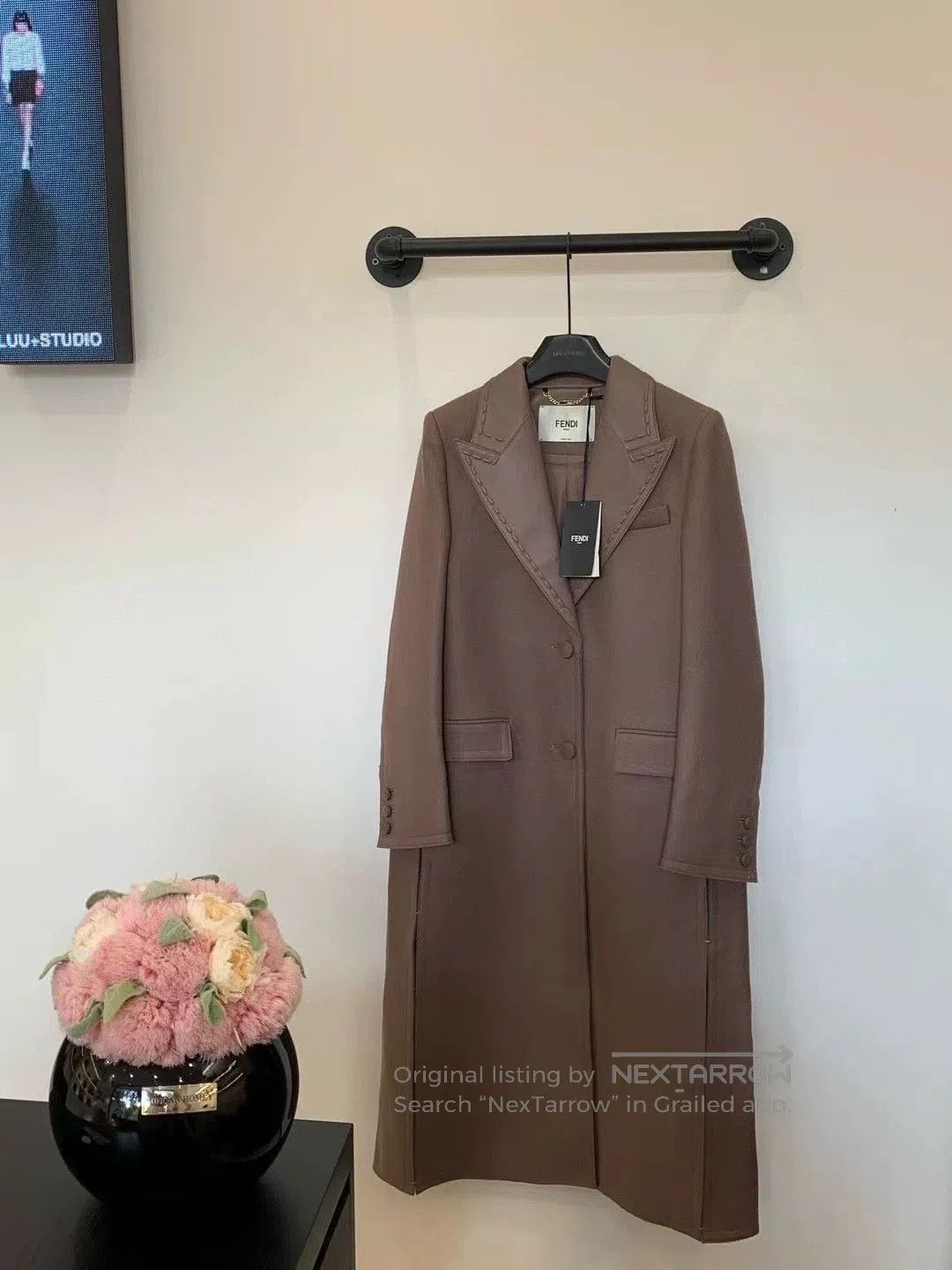 Fendi Fendi Long Wool Cashmere Coat. Size US S / EU 44-46 / 1 - 1 Thumbnail