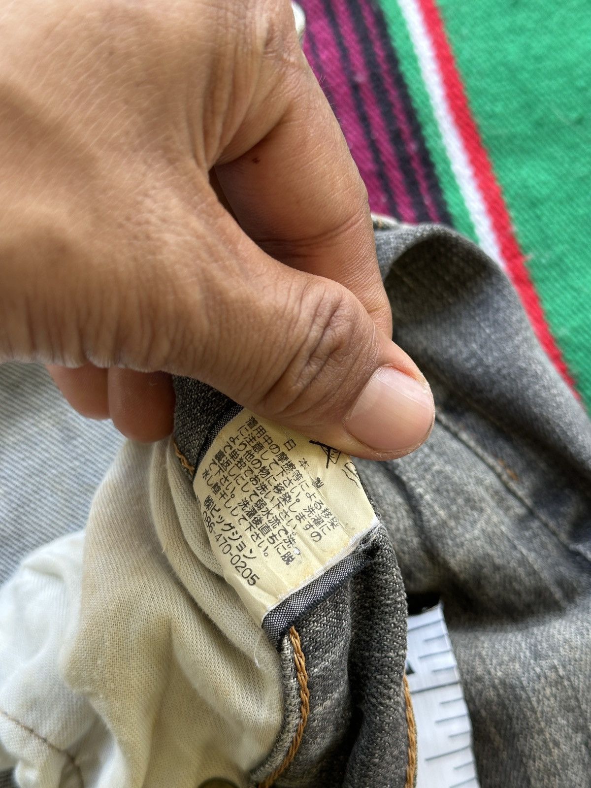 Kapital Vintage Big John Distress Denim 32x41. Size US 32 / EU 48 - 12 Thumbnail