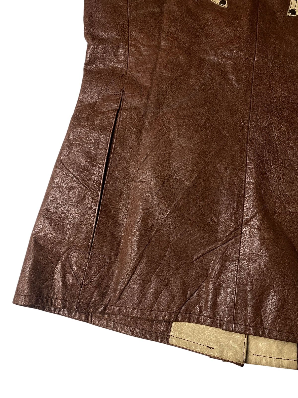 Le Grande Bleu (L.G.B.) 2000's Juddy Corn Ethnic Buffalo Leather Vest Size US S / EU 44-46 / 1 - 9 Thumbnail