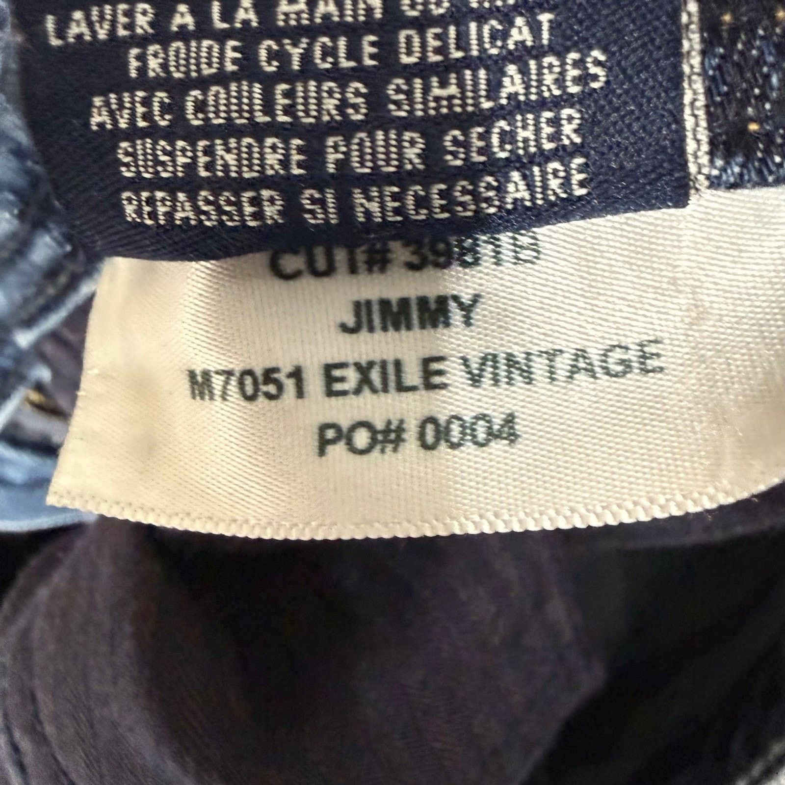 Other Fidelity Denim Jimmy Exile Vintage Mens Jeans Blue 32x30 Size US 32 / EU 48 - 4 Thumbnail
