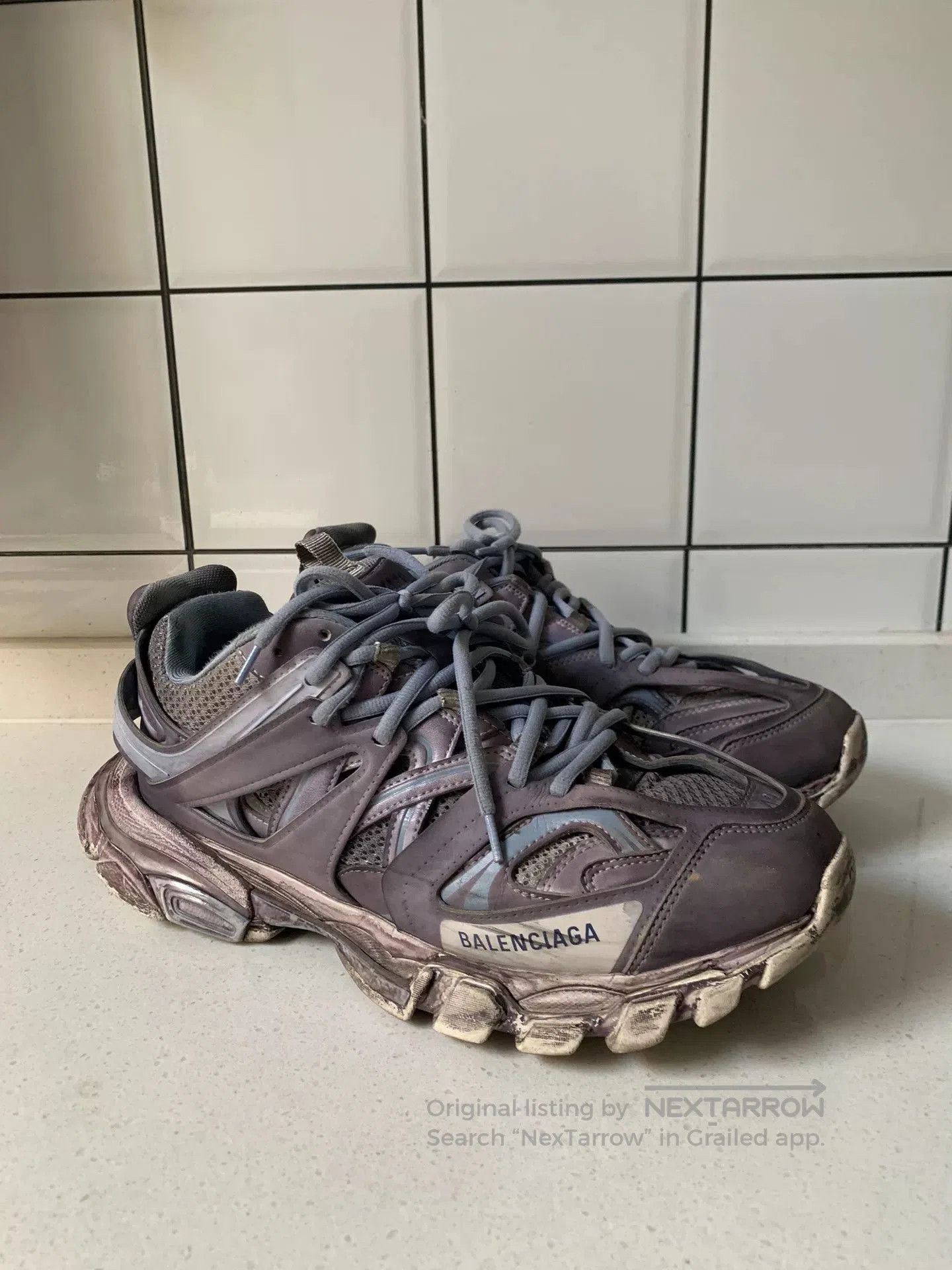 Balenciaga Balenciaga Track Purple. Size US 9 / EU 42 - 1 Thumbnail