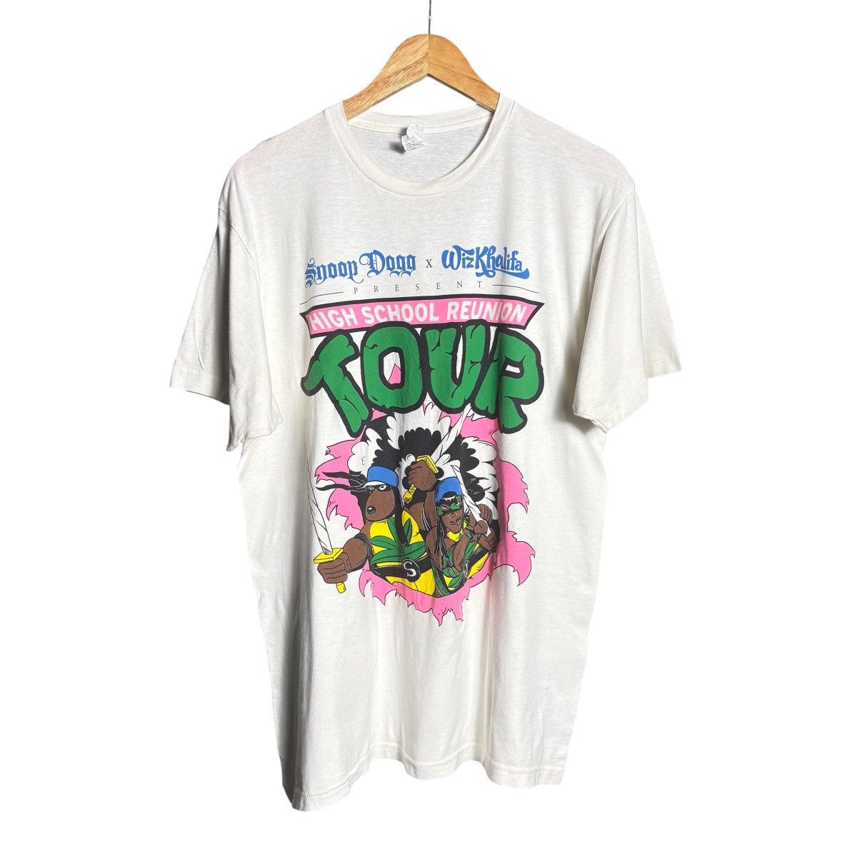 Rap Tees Snoop Dogg x Wiz Khalifa Tour T-Shirt / Rap Tee / Hiphop Size US L / EU 52-54 / 3 - 1 Thumbnail