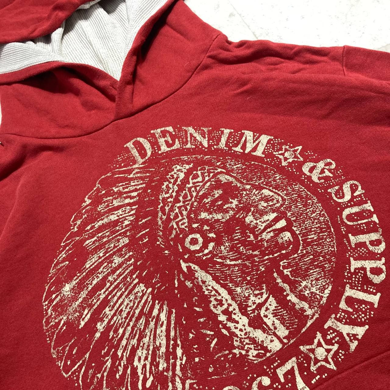 Denim & Supply Ralph Lauren Vintage Denim & Supply Ralph Lauren Native American Hoodie Size US XXL / EU 58 / 5 - 3 Thumbnail