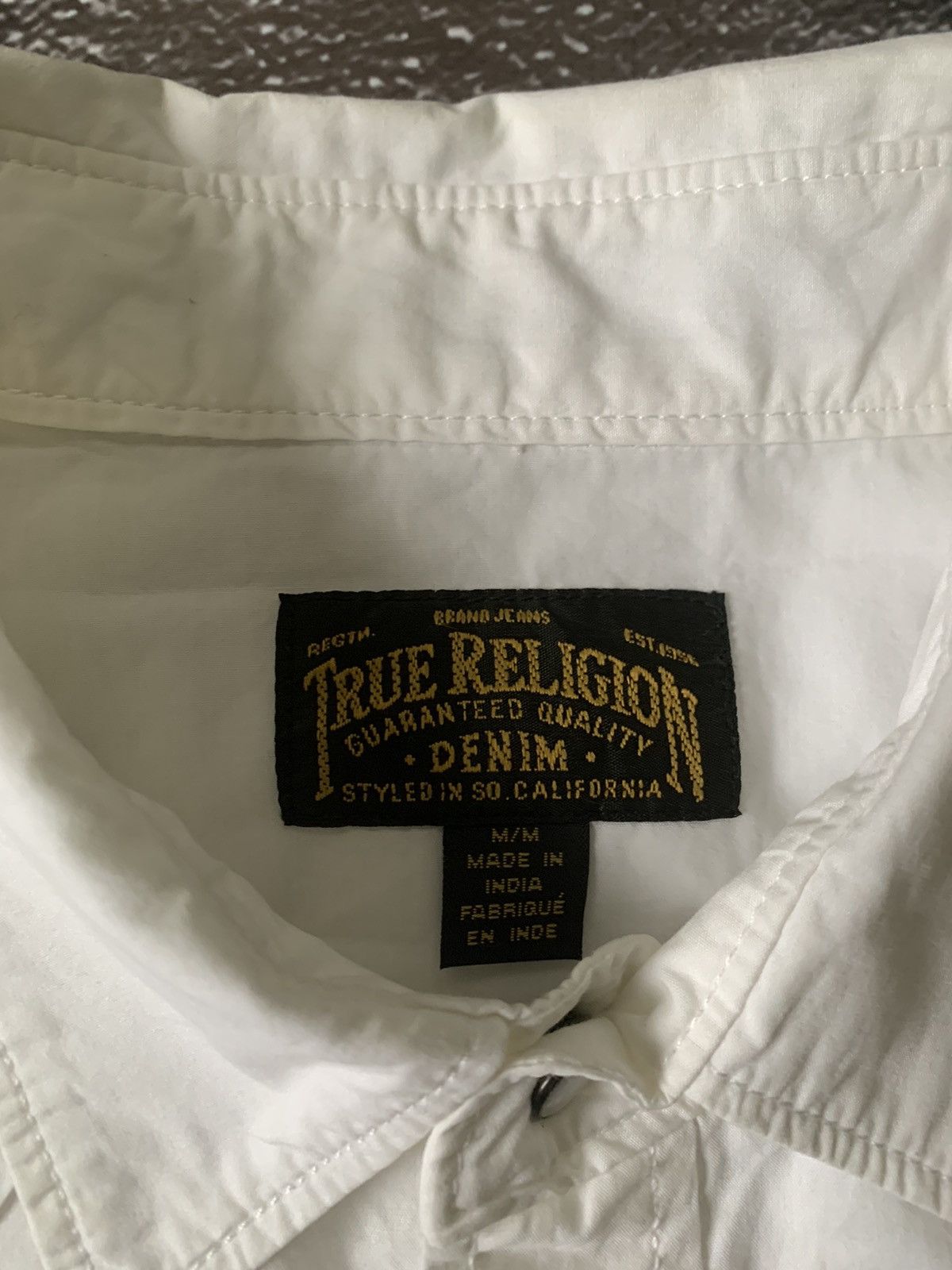 True Religion True Religion Shirt Button Up Longsleeve White Y2K Size US M / EU 48-50 / 2 - 8 Thumbnail