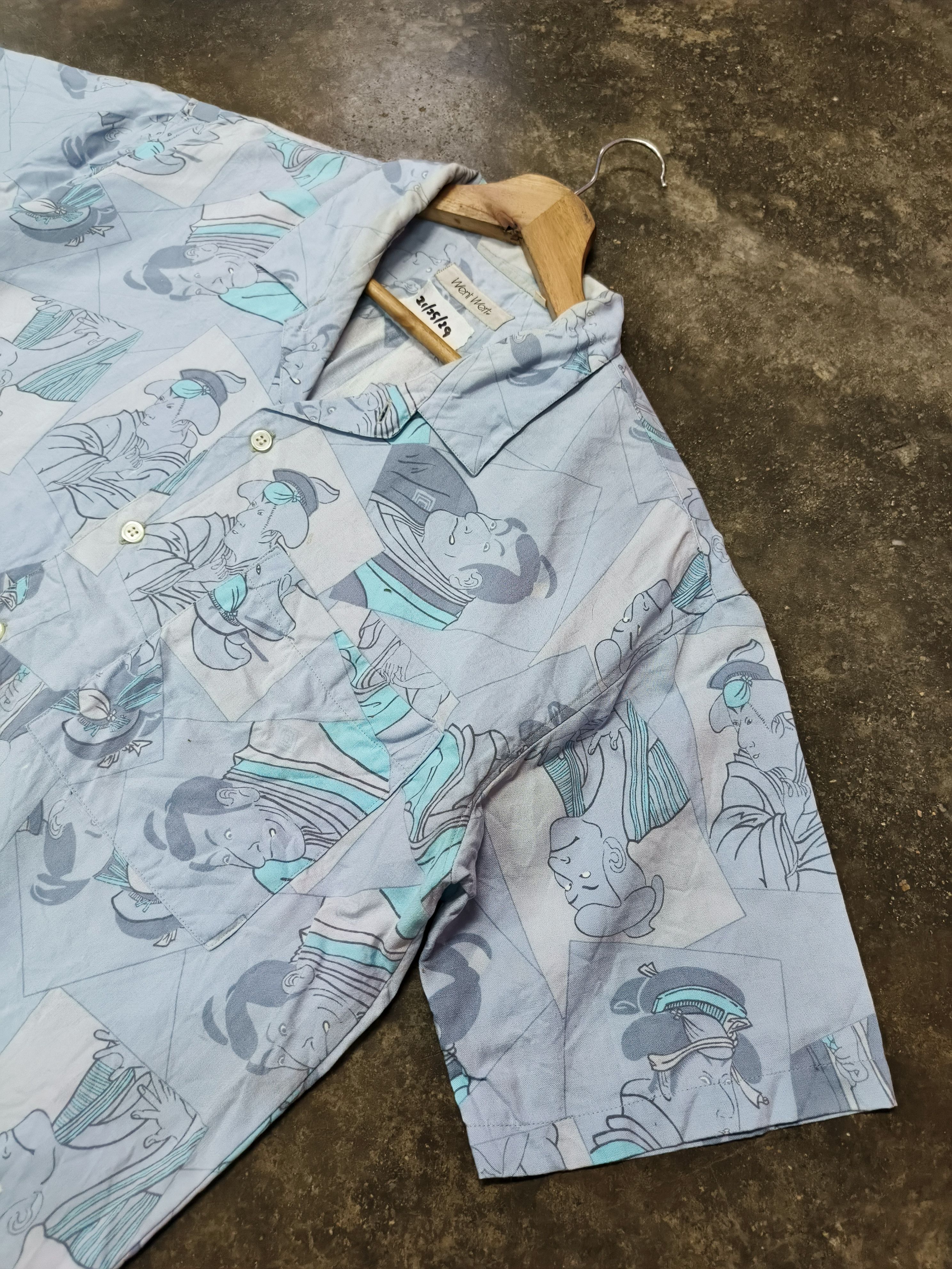 Japanese Brand Went Wert Japan Shirt Button Up Size US M / EU 48-50 / 2 - 2 Thumbnail