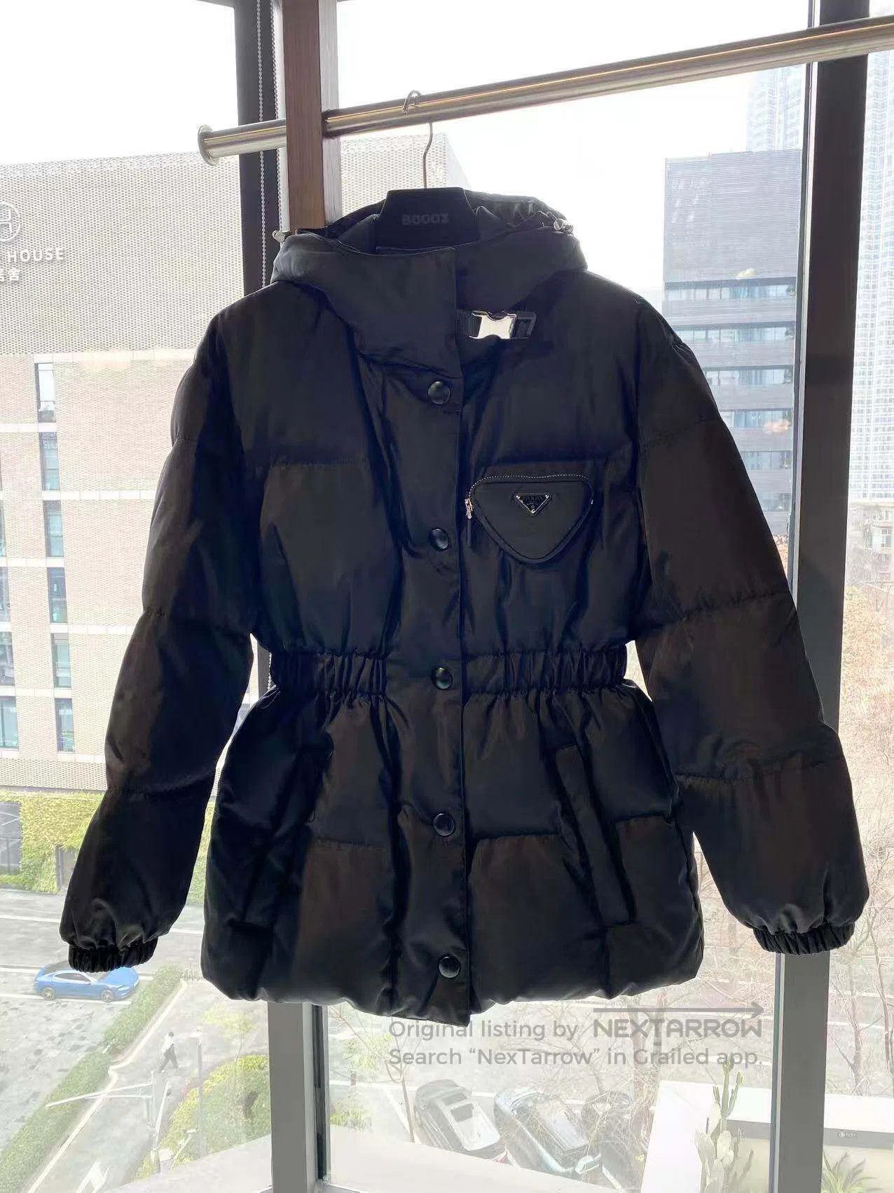 Prada Prada 23SS Triangle Steel Label Ant Waist Down Jacket| Size XXS / US 00 / IT 34 - 2 Thumbnail