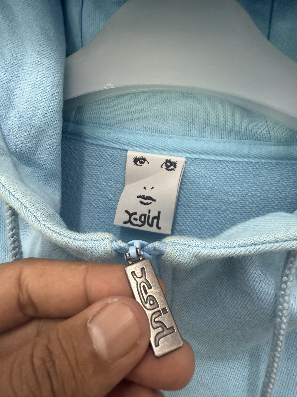 Japanese Brand 🔥 X-Girl Japanese Anorak Sunfaded hoodie Half zipper sweat Size US M / EU 48-50 / 2 - 6 Thumbnail