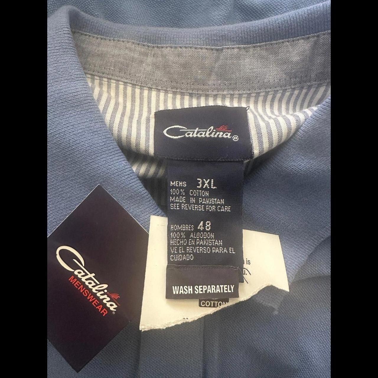 Catalina Mens New Catalina Polo Cotton Size US XXL / EU 58 / 5 - 3 Thumbnail