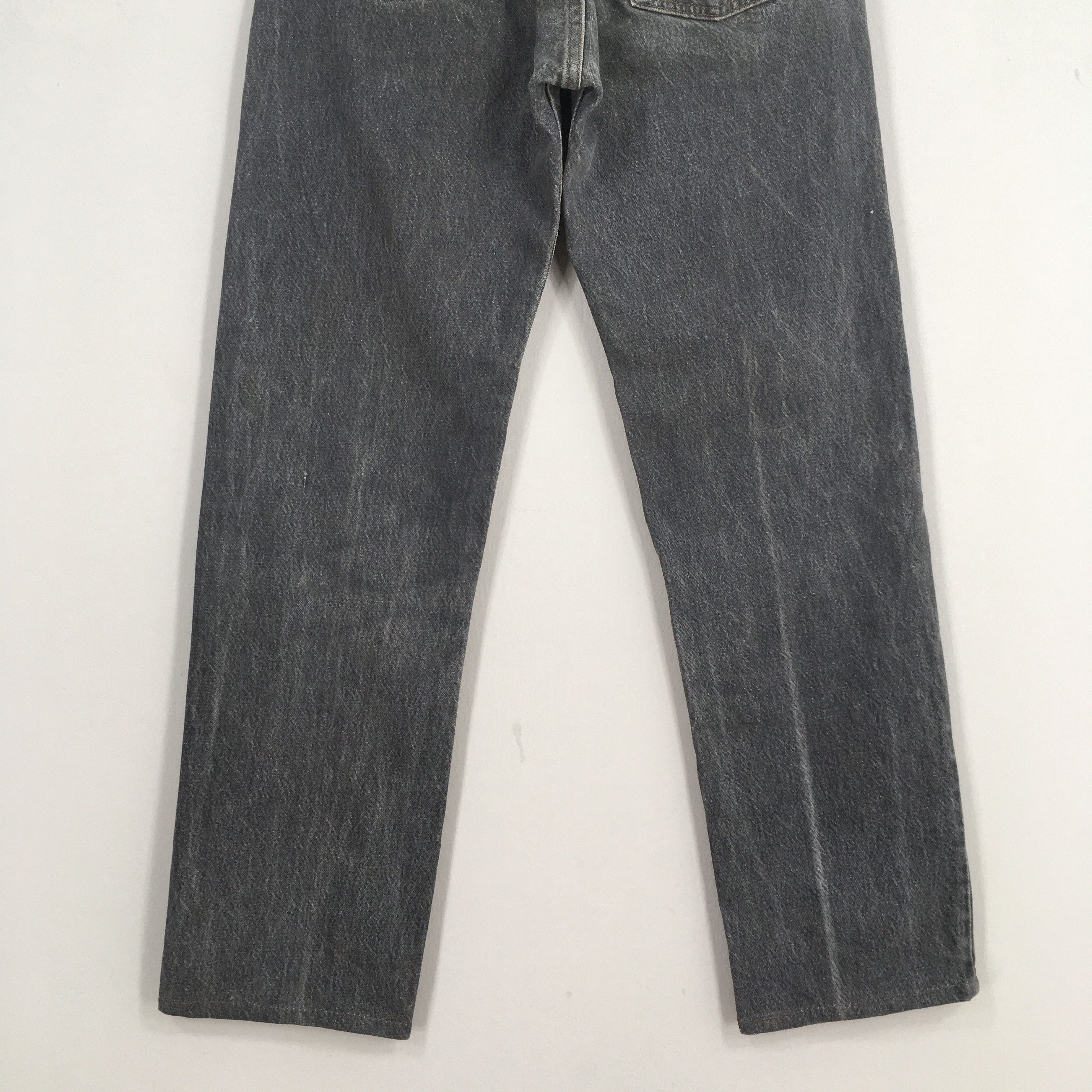 Levi's Size 26x28 Vintage 80s Levi's 501 Faded Black Jeans S130 Size 26" / US 2 / IT 38 - 10 Thumbnail
