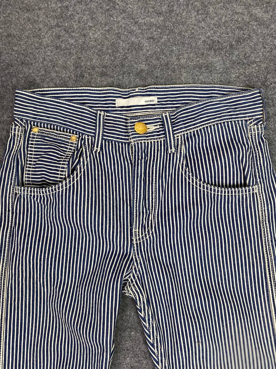 Japanese Brand moussy japanese brands hickory striped denim nice design Size US 30 / EU 46 - 6 Thumbnail