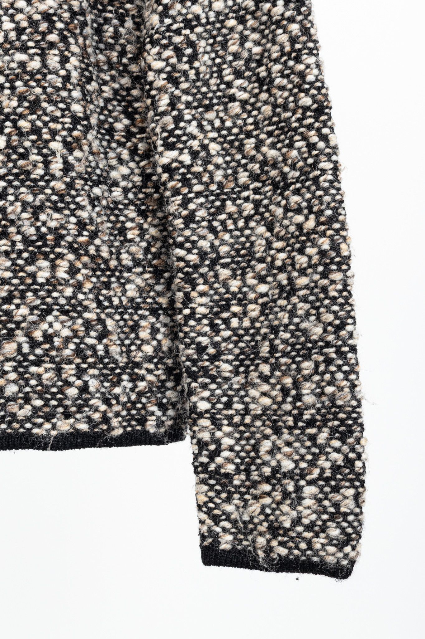 Missoni M Missoni Brown Marled-Wool Trimmed Snap-Front Cardigan Size XS / US 0-2 / IT 36-38 - 6 Thumbnail