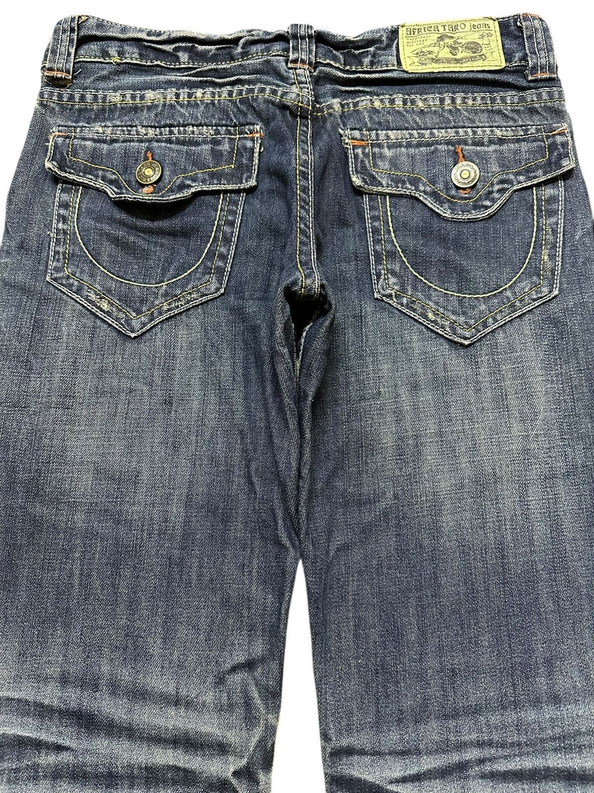 Japanese Brand Vintage Japanese Brand Blue Faded Wash Bootcut Style Jeans Size US 30 / EU 46 - 5 Thumbnail