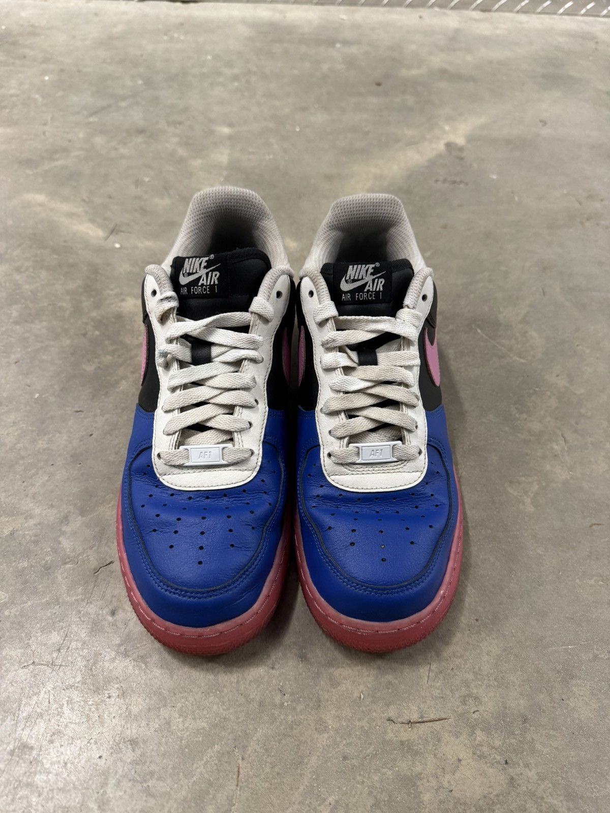 Nike Nike Air Force 1 Low NBY ID Blue Pink Size 8.5 Size US 8.5 / EU 41-42 - 4 Thumbnail