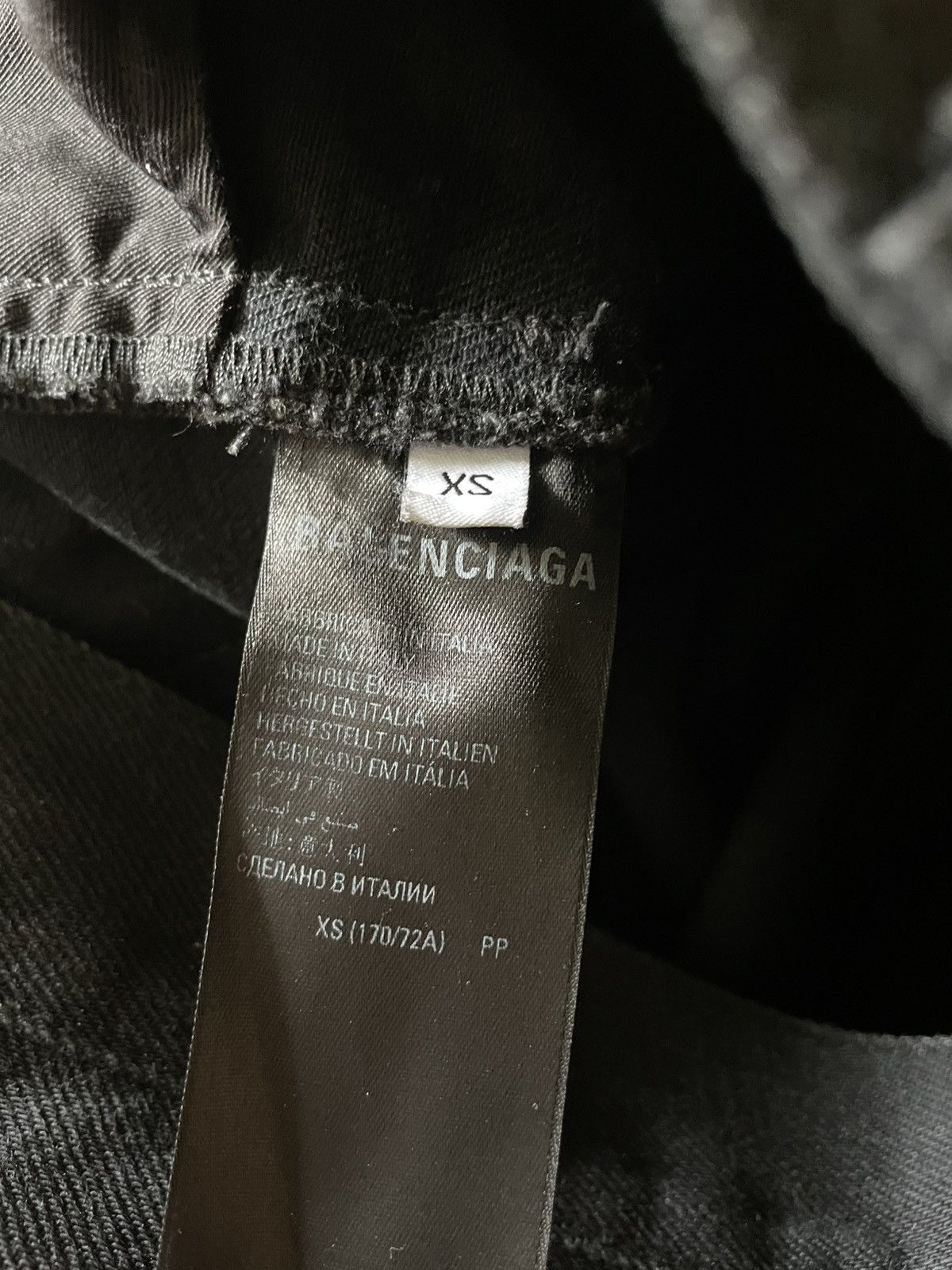 Balenciaga Balenciaga FW22 Lost Tape Black Denim Size US 30 / EU 46 - 7 Thumbnail