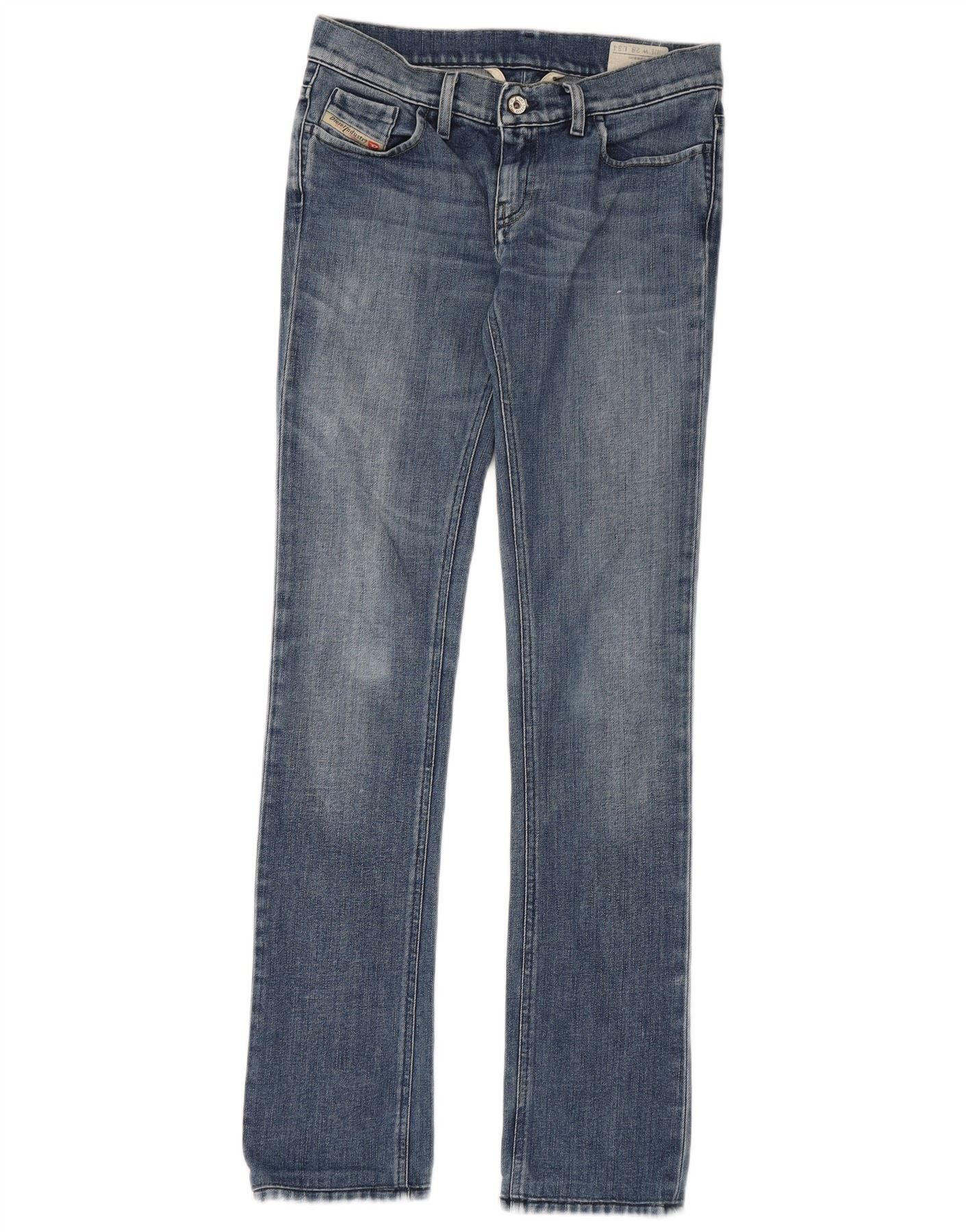 Diesel Womens Liv Skinny Jeans W28 L34 Blue Cotton Size 42" / US 20 - 1 Thumbnail