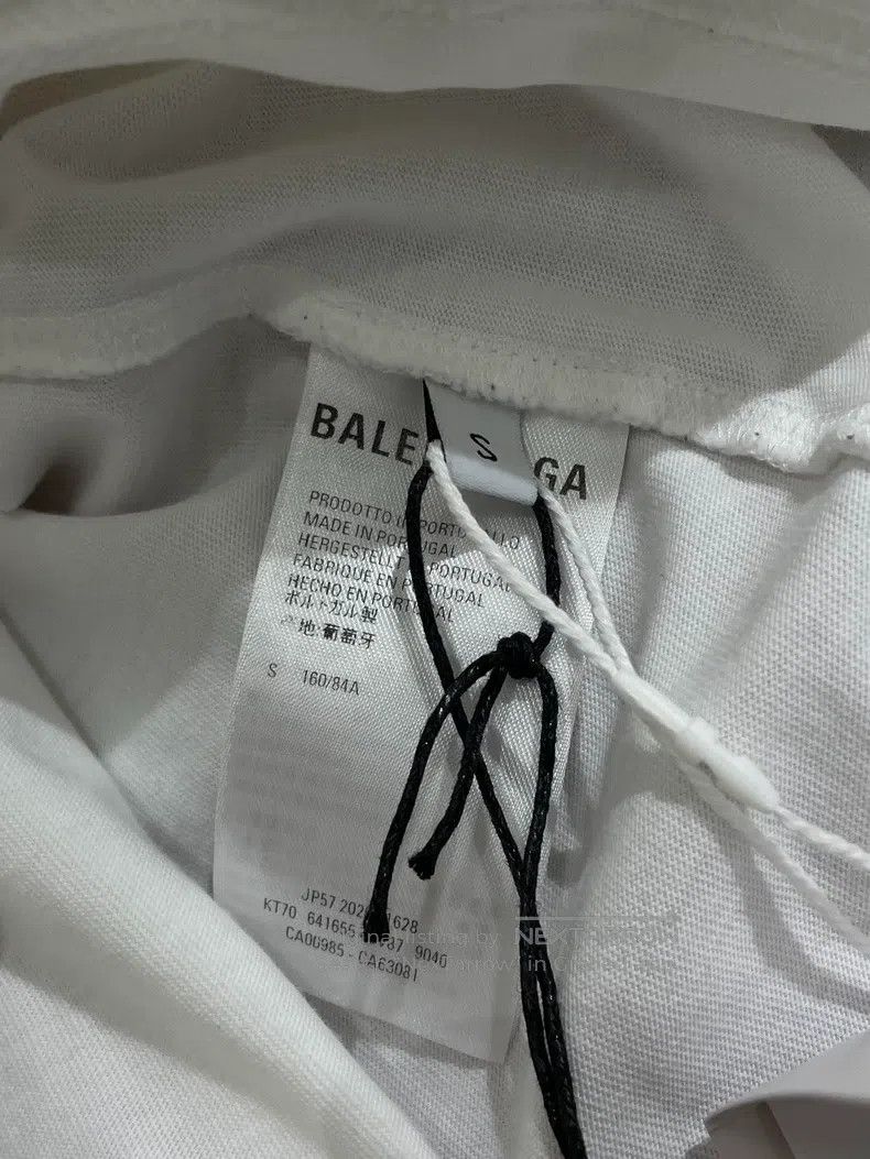 Balenciaga Balenciaga Loose Fit Crew Neck Letter Logo Embroidered Rag Size US S / EU 44-46 / 1 - 9 Thumbnail