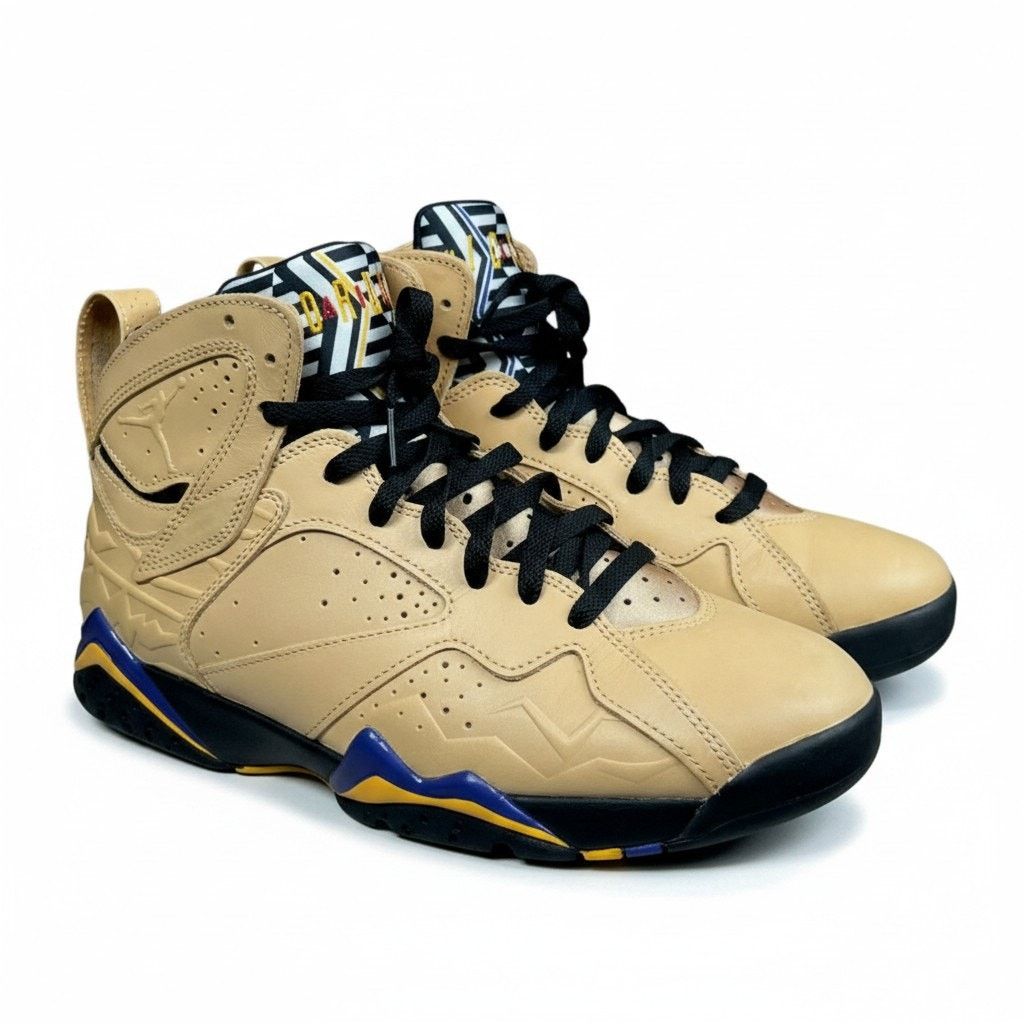 Nike Nike Air Jordan 7 Retro Afro Beats Mens 9 Tan Hi Top Sneaker Size US 9 / EU 42 - 1 Thumbnail
