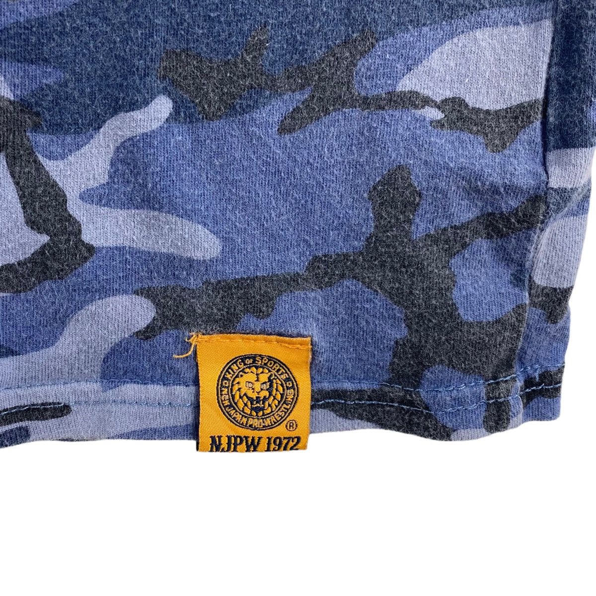 Other NJPW 1972 New Japan Pro-Wrestling Big Print Camouflage Blue Size US XL / EU 56 / 4 - 3 Thumbnail